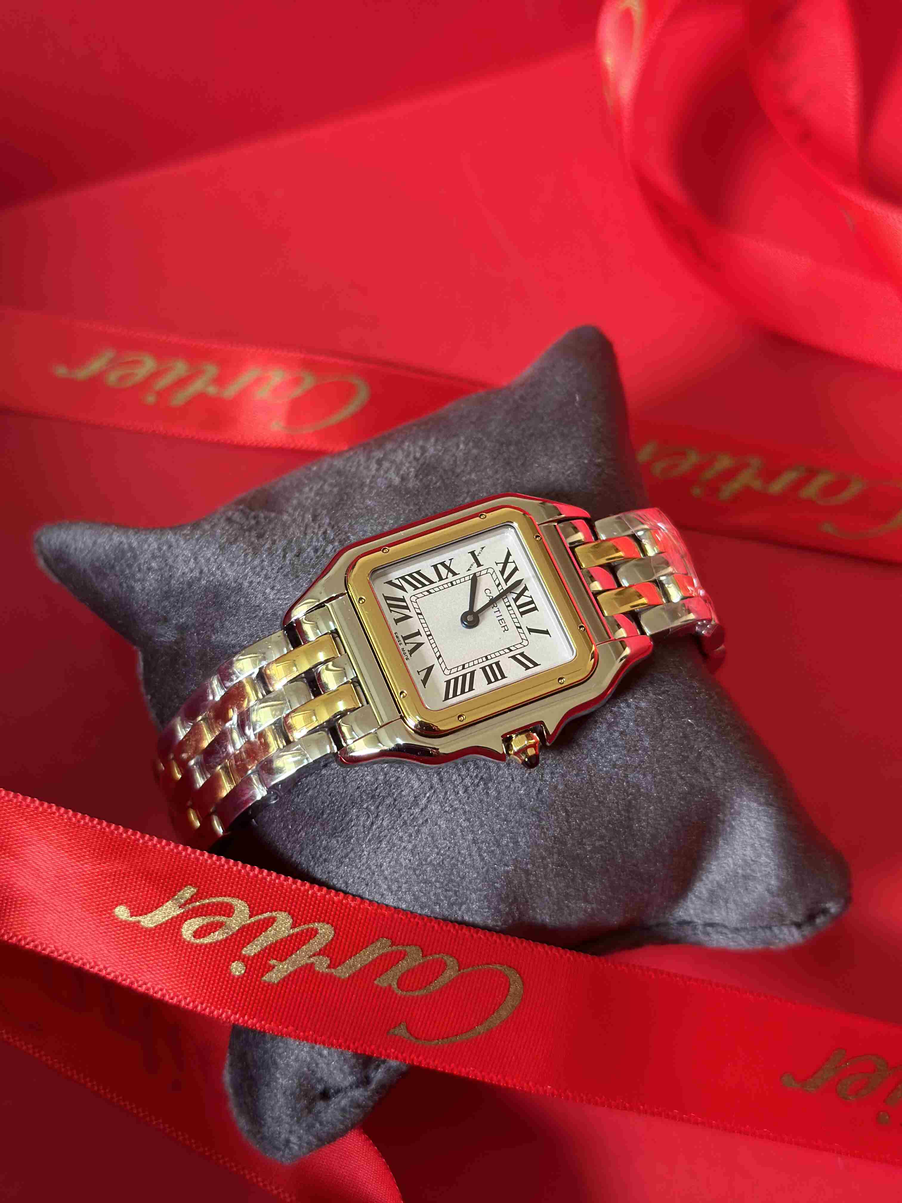 Cartier Panthère de Cartier Two-Tone Watch – Gold & Silver Bicolor Design for Women