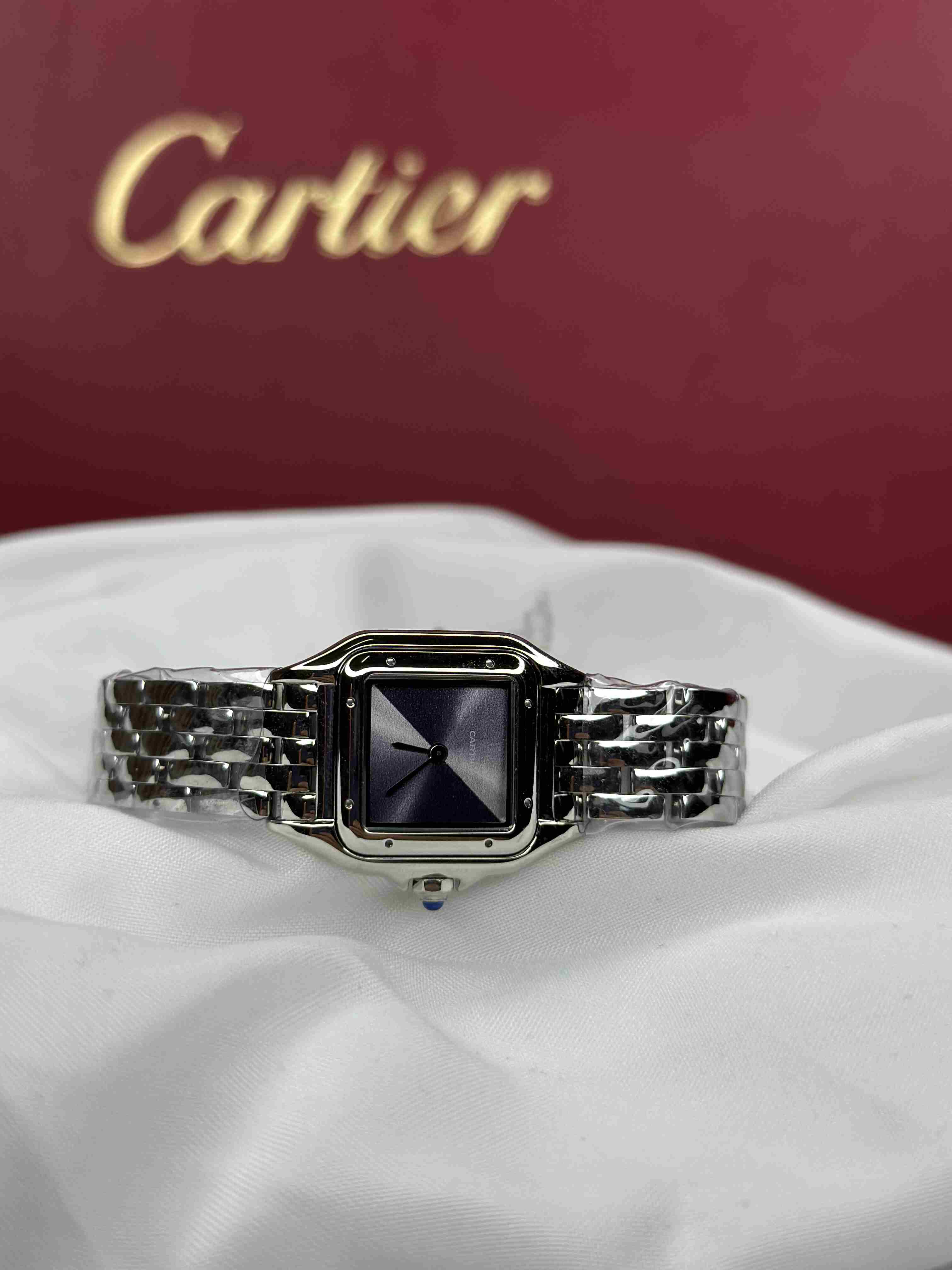 Cartier Panthère de Cartier Silver Watch – Stainless Steel Elegance for Women