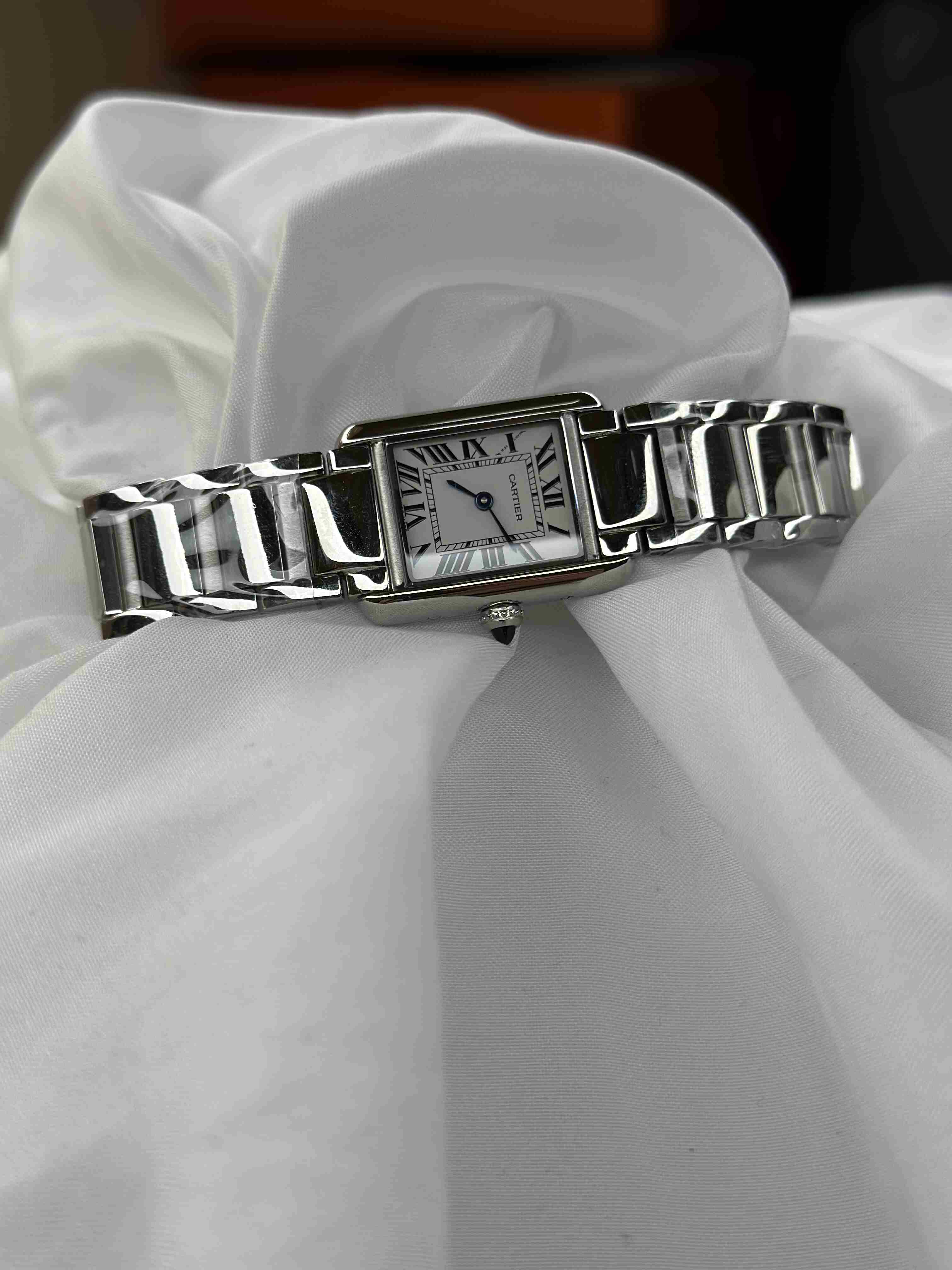 Cartier Panthère de Cartier Silver Watch – Stainless Steel Elegance for Women