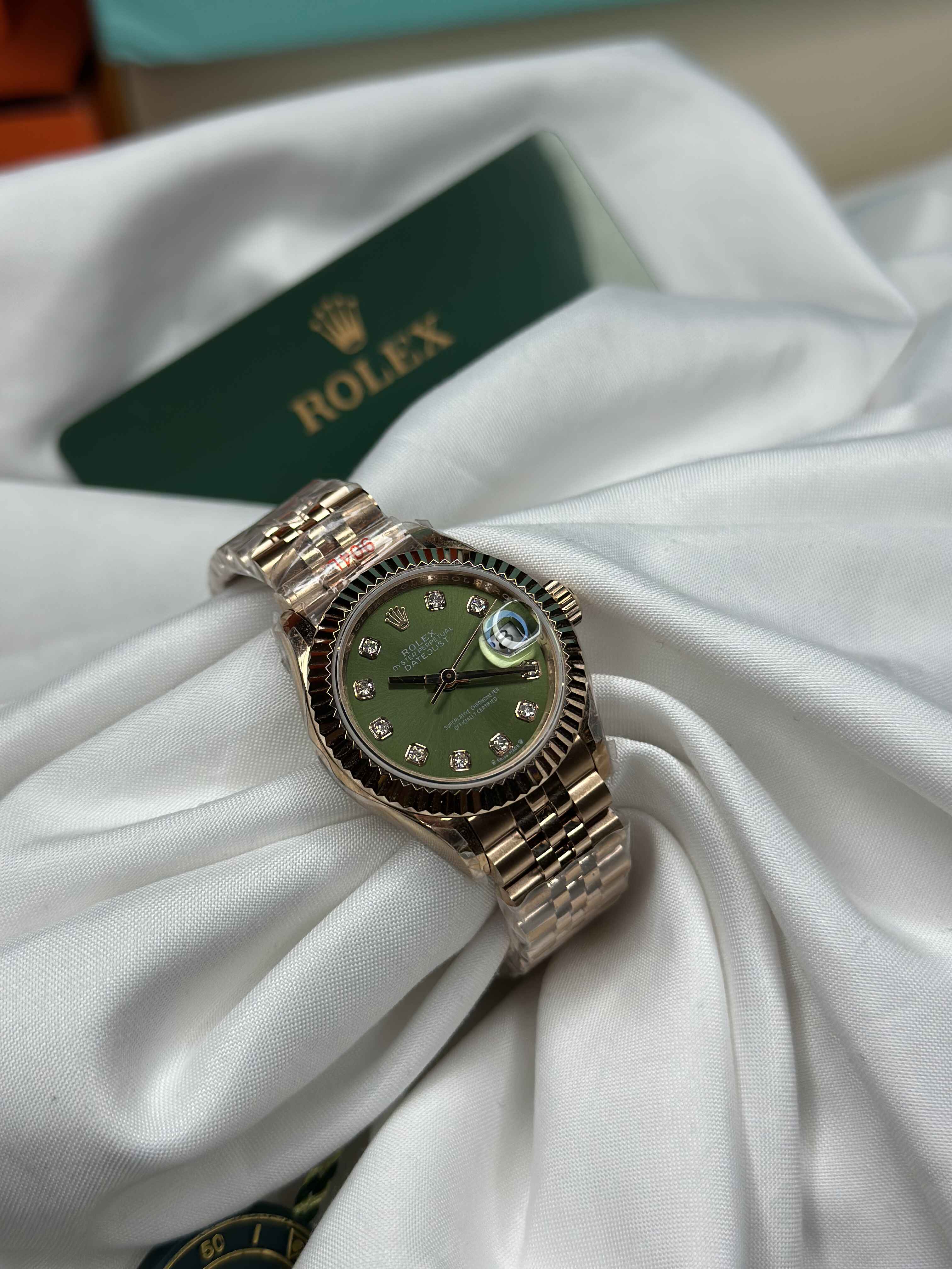 Rolex Lady Datejust 28mm – Rose Gold Collection (Colorful Dials Edition)
