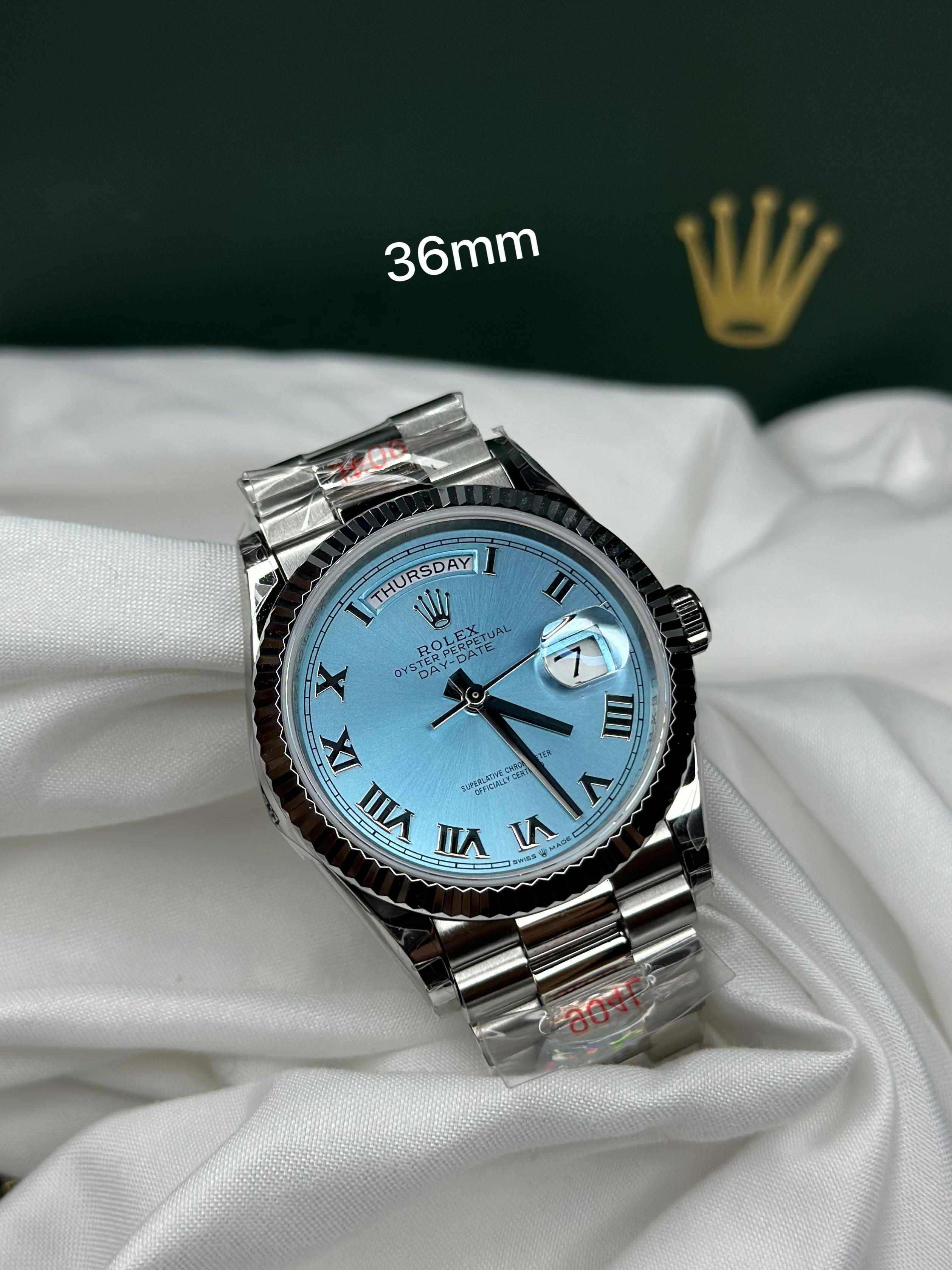 Rolex Lady Day-Date & Datejust 36mm – Silver Steel Collection (For Women)