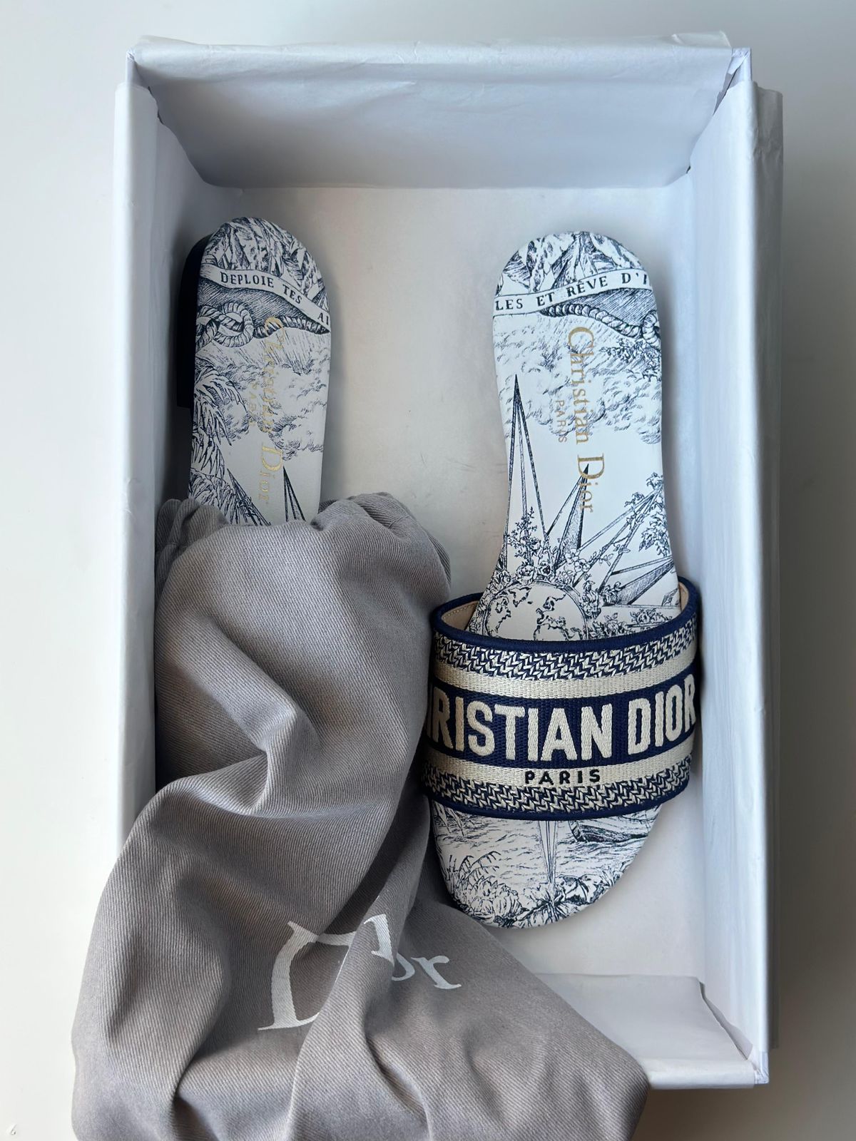 Christian Dior Dway Flat Slides