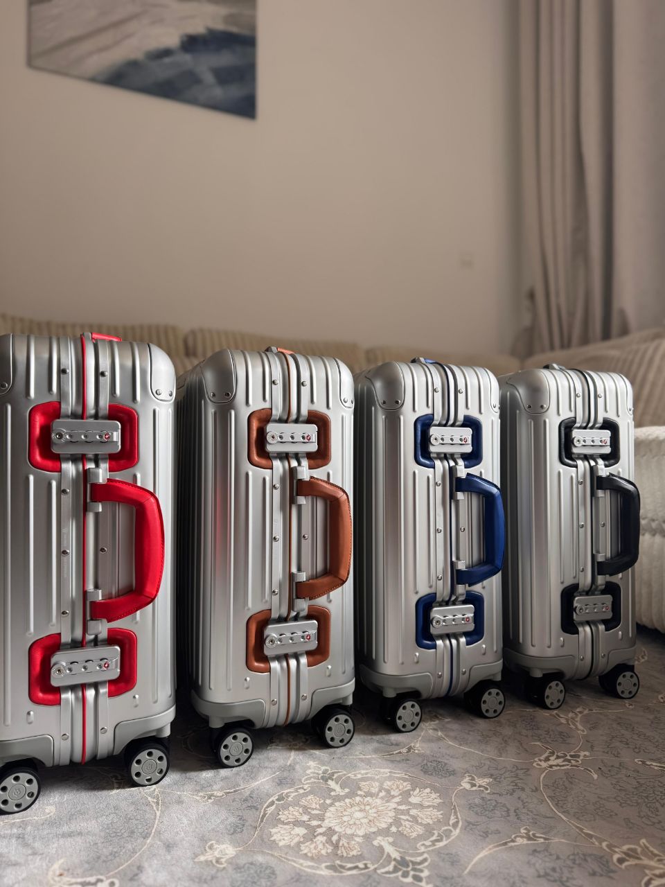 Rimowa Cabin Twist – Aluminium Premium Luggage (4 Colors)