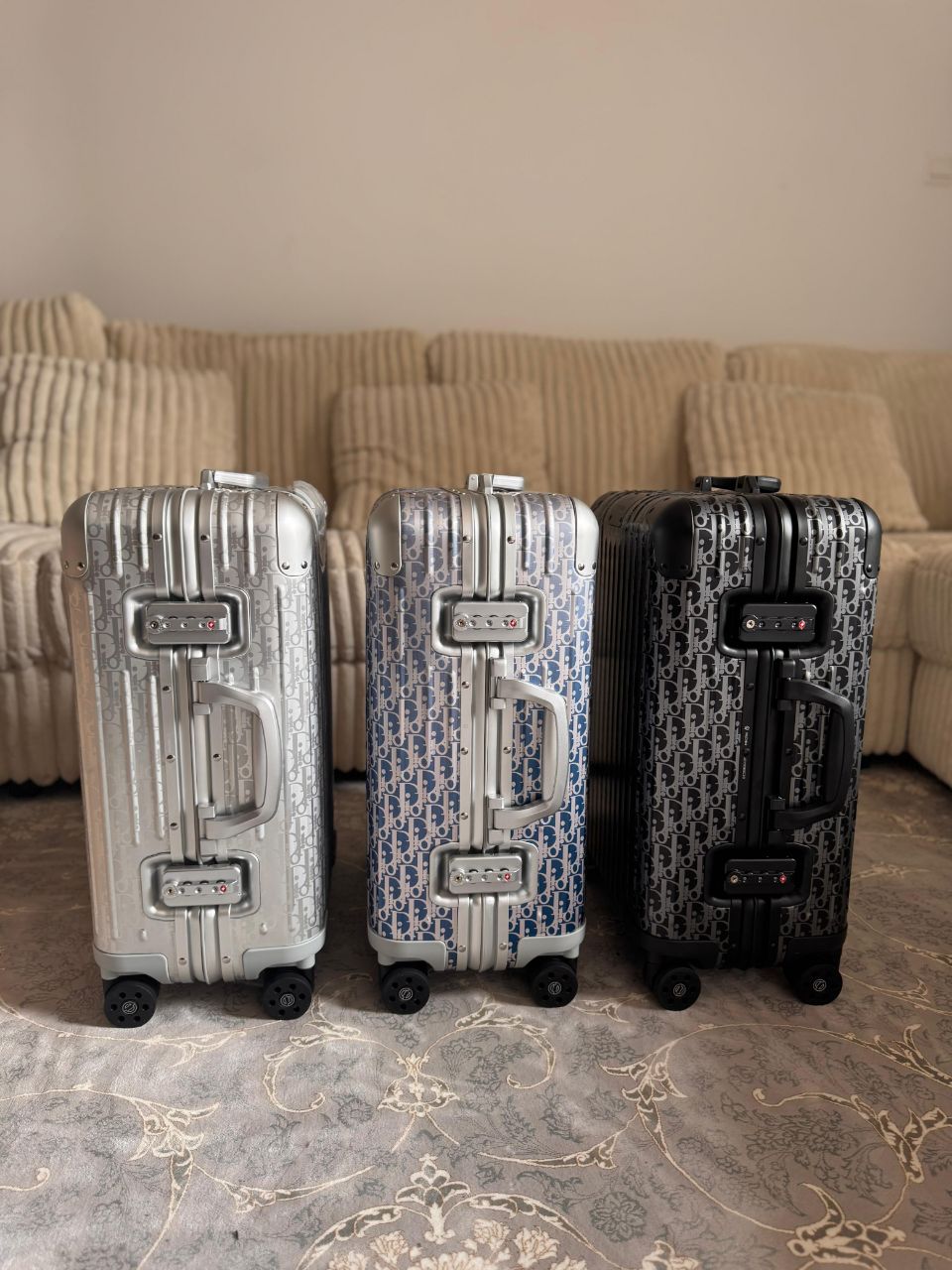 Dior × Rimowa Carry-On Suitcase