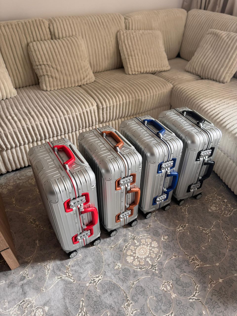 Rimowa Cabin Twist – Aluminium Premium Luggage (4 Colors)