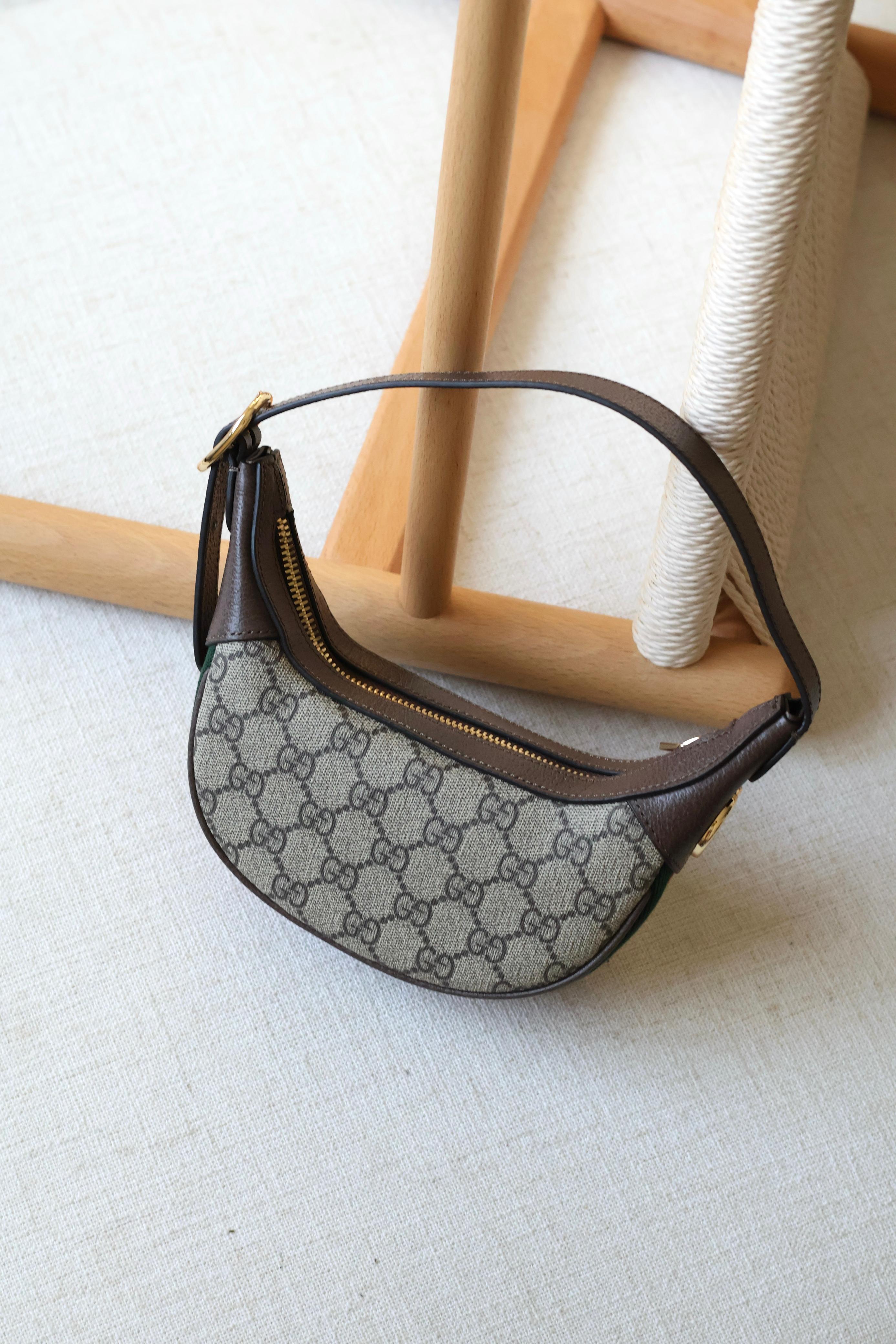 Gucci Jackie Mini Shoulder Bag – Monogram Canvas & Leather