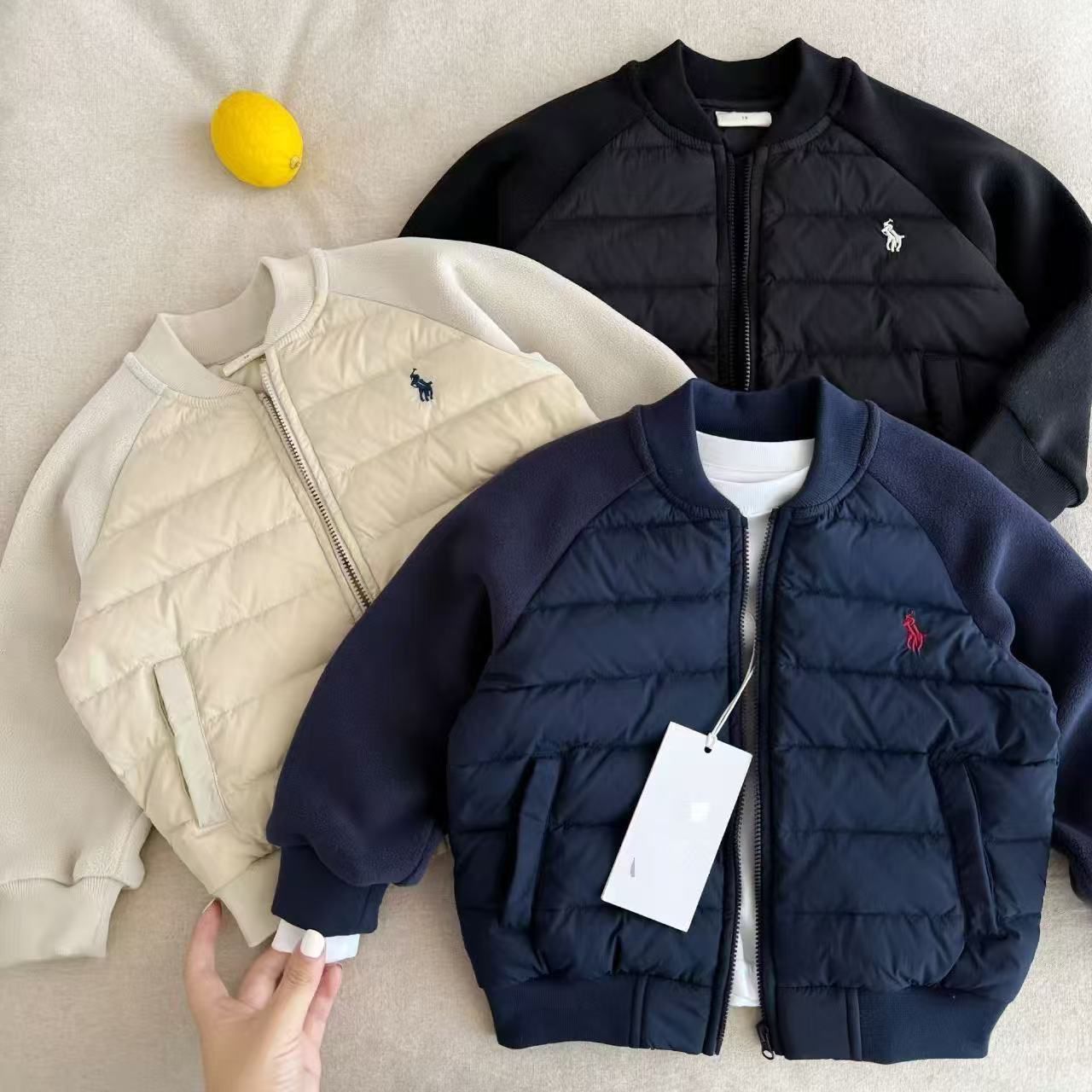 Ralph Lauren Kids Quilted Bomber Jacket – Seasonal Collection