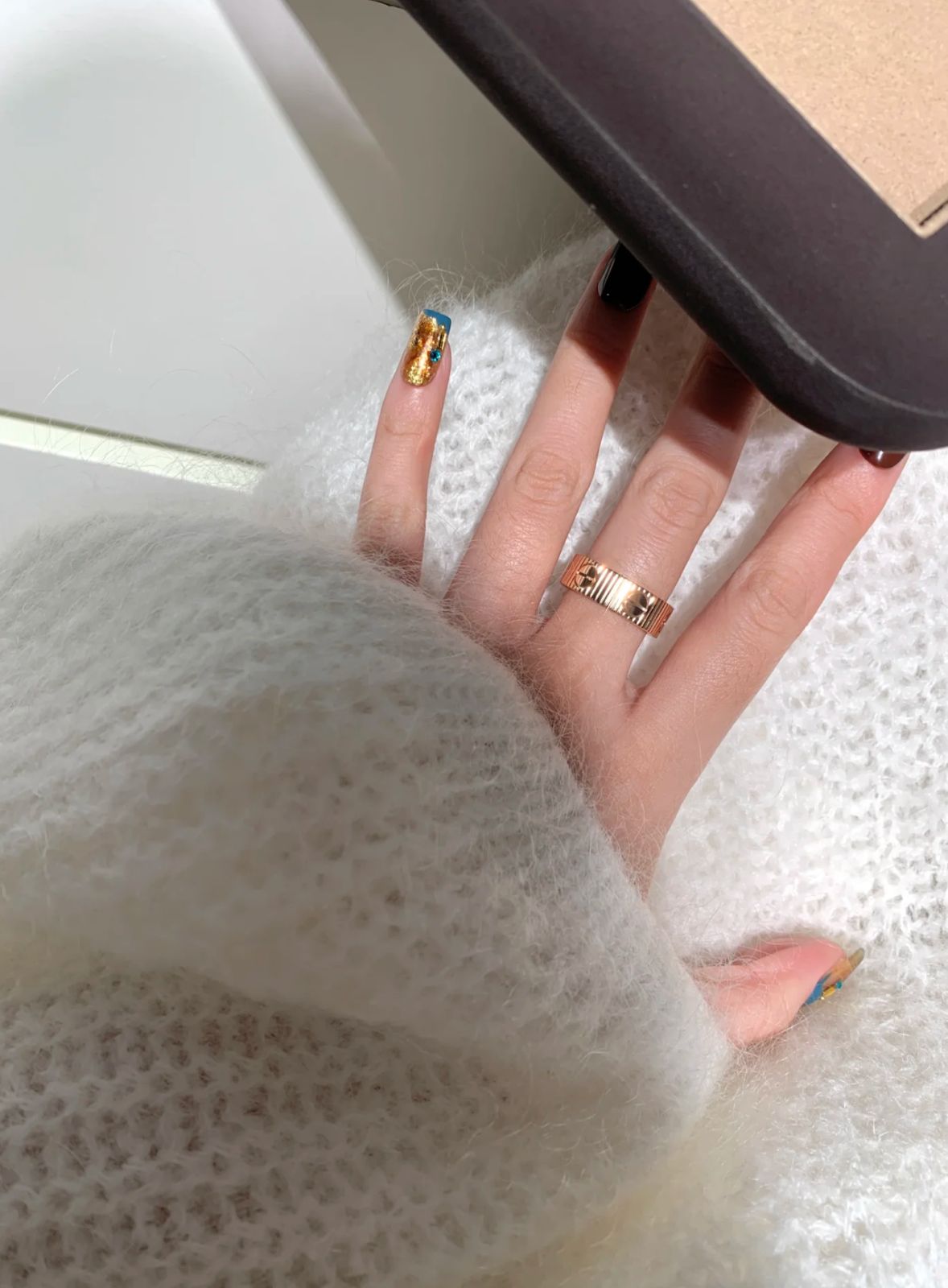 Cartier Love Ring – Ribbed Edition