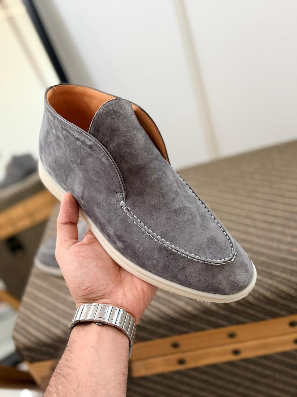 Loro Piana Winter Walk Loafer – Men's Luxury Suede Slip-On