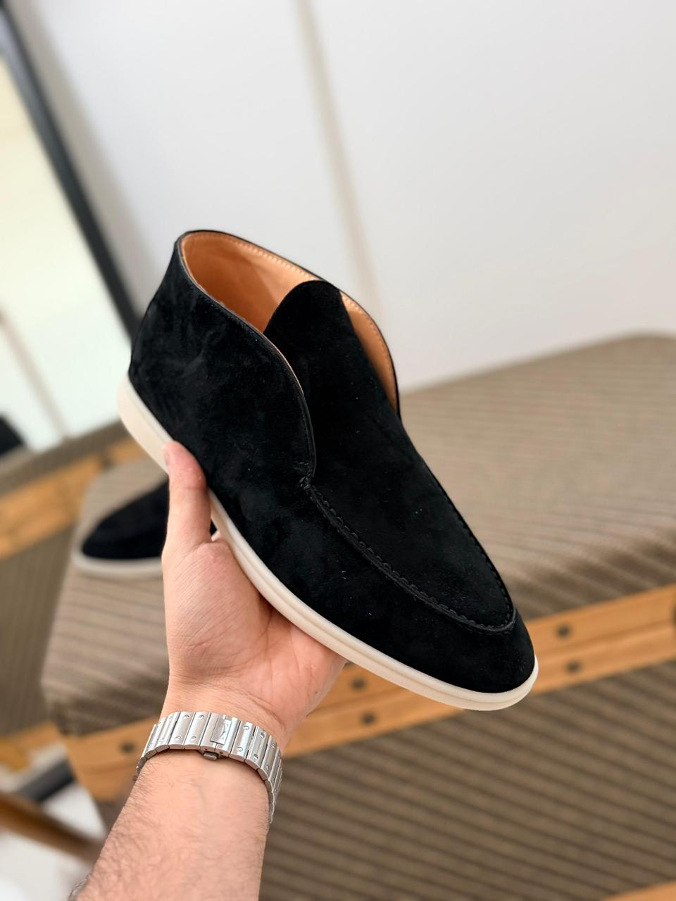 Loro Piana Winter Walk Loafer – Men's Luxury Suede Slip-On