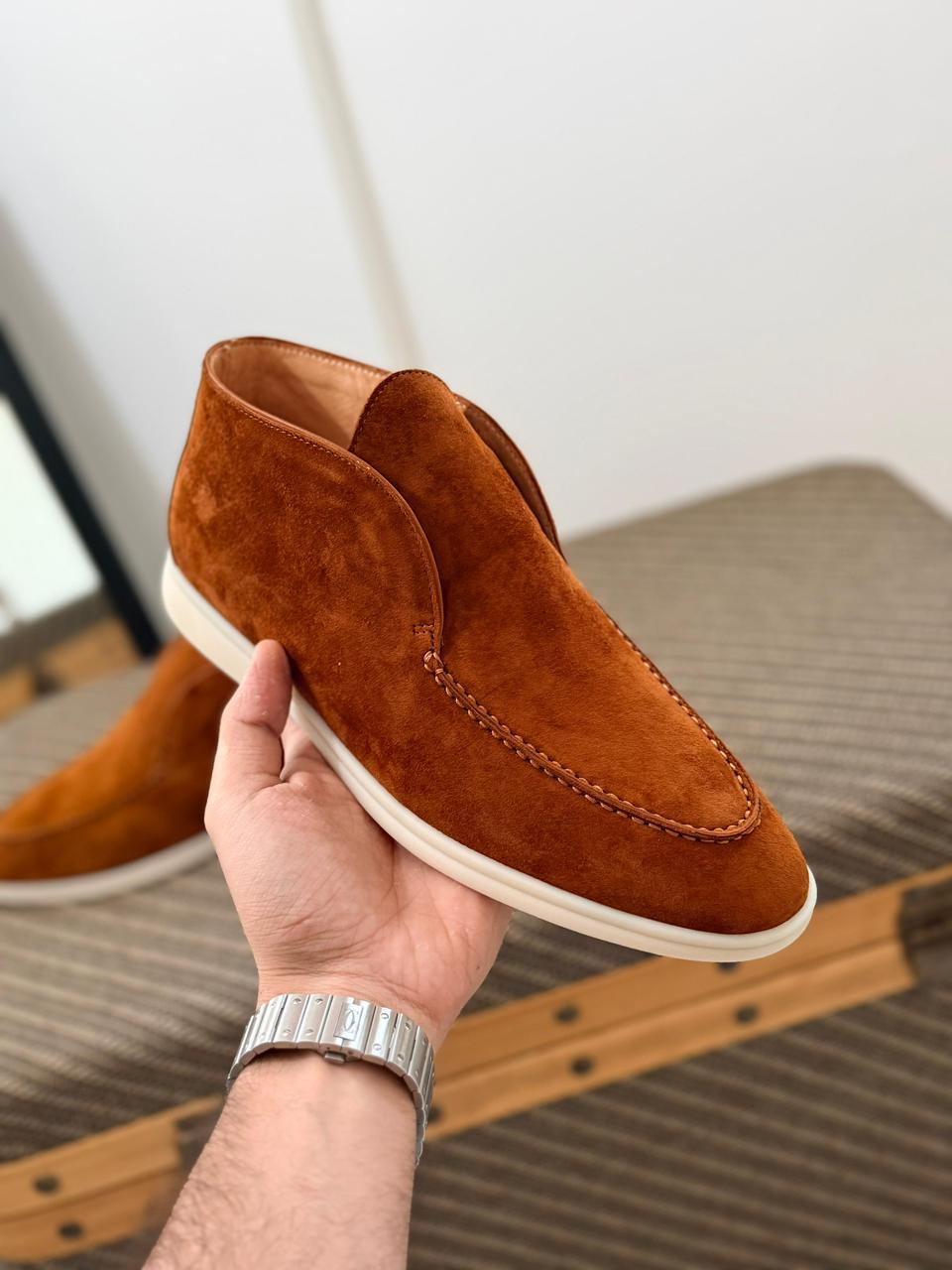 Loro Piana Winter Walk Loafer – Men's Luxury Suede Slip-On