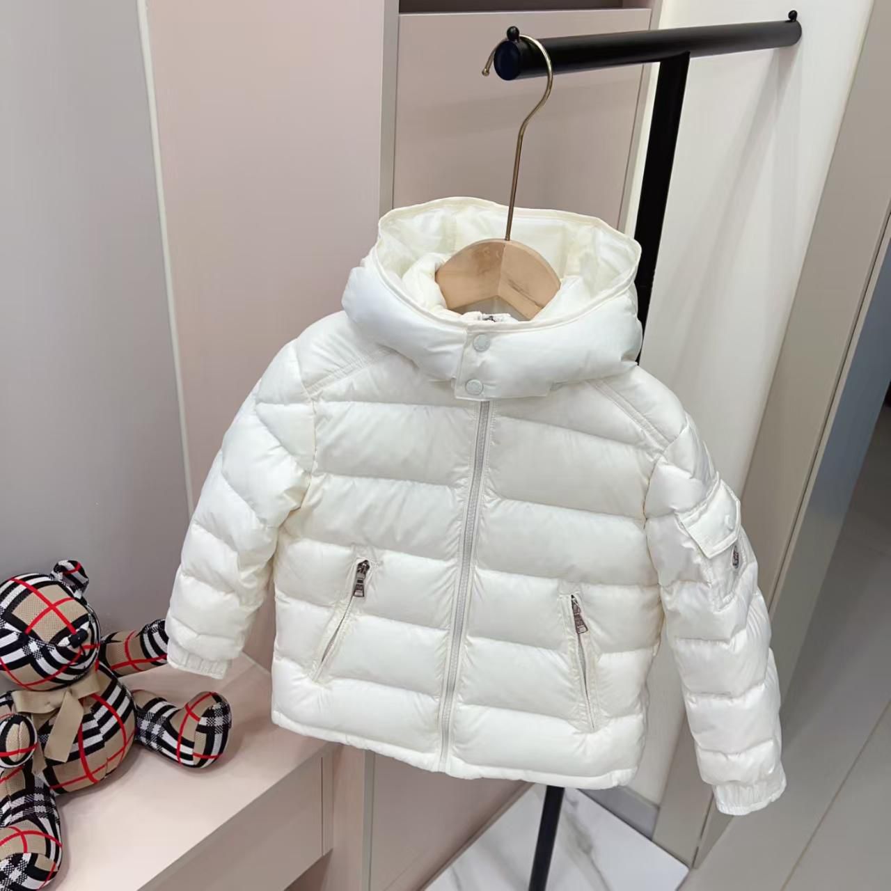 Moncler Kids Puffer Jacket with Hood (2–12 Years)