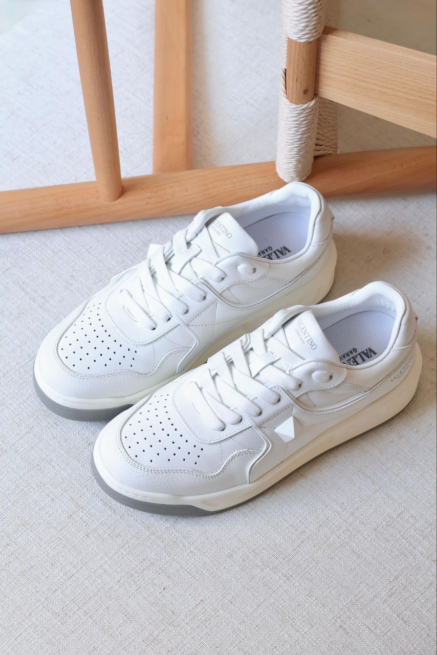 Valentino Garavani Leather Sneakers for Men – Black & White