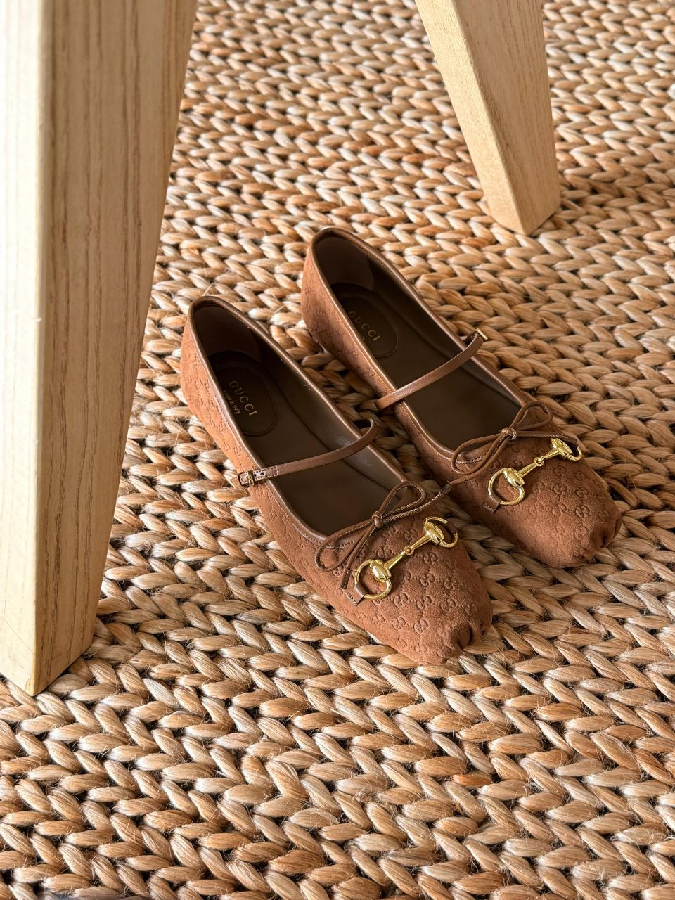 Gucci Horsebit Ballet Flats – Women’s GG Canvas