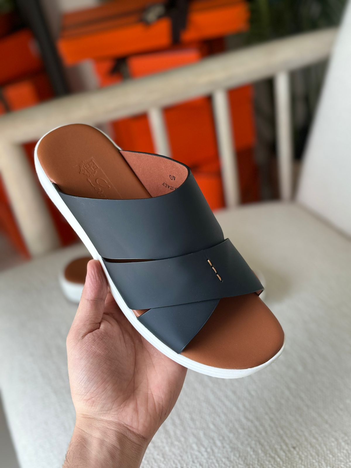 Loro Piana Palm Sandal (Ox Leather – Men)