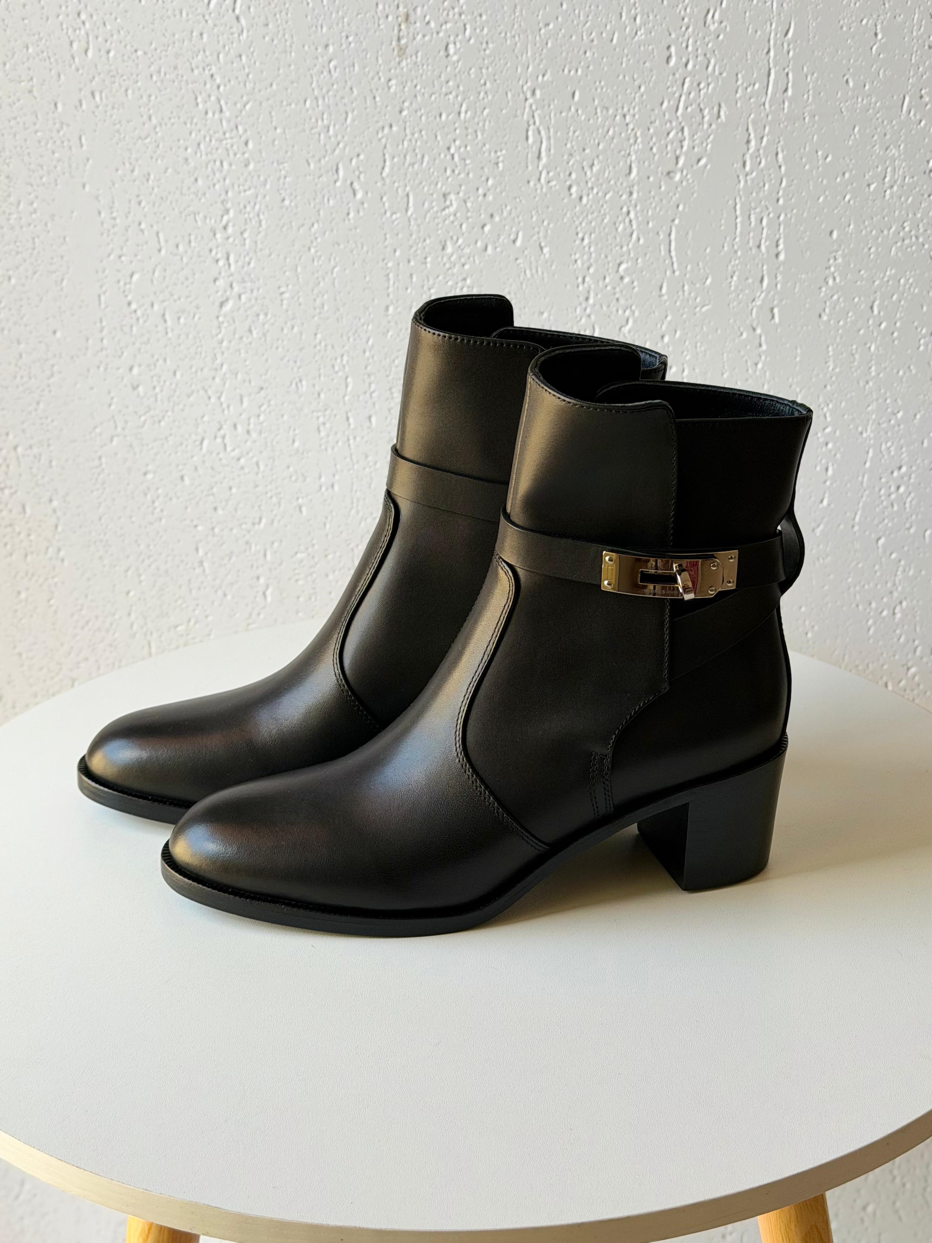 Hermès Style Ankle Boot – High Heel