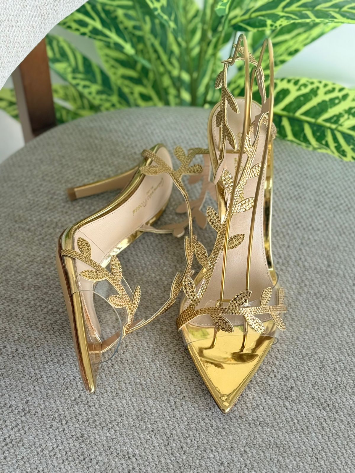 Gianvito Rossi Golden Leaf Heels – Two Colors