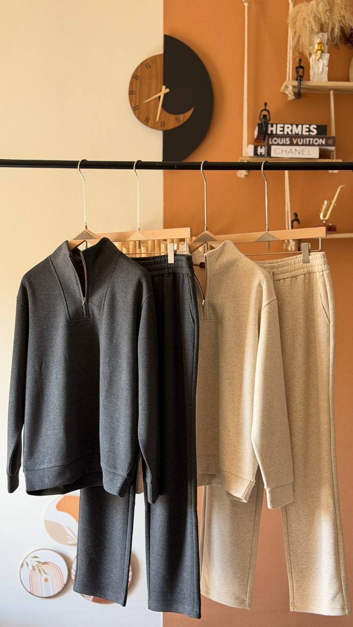 Loro Piana Half-Zip Luxe Tracksuit – Men’s Premium Comfort Set