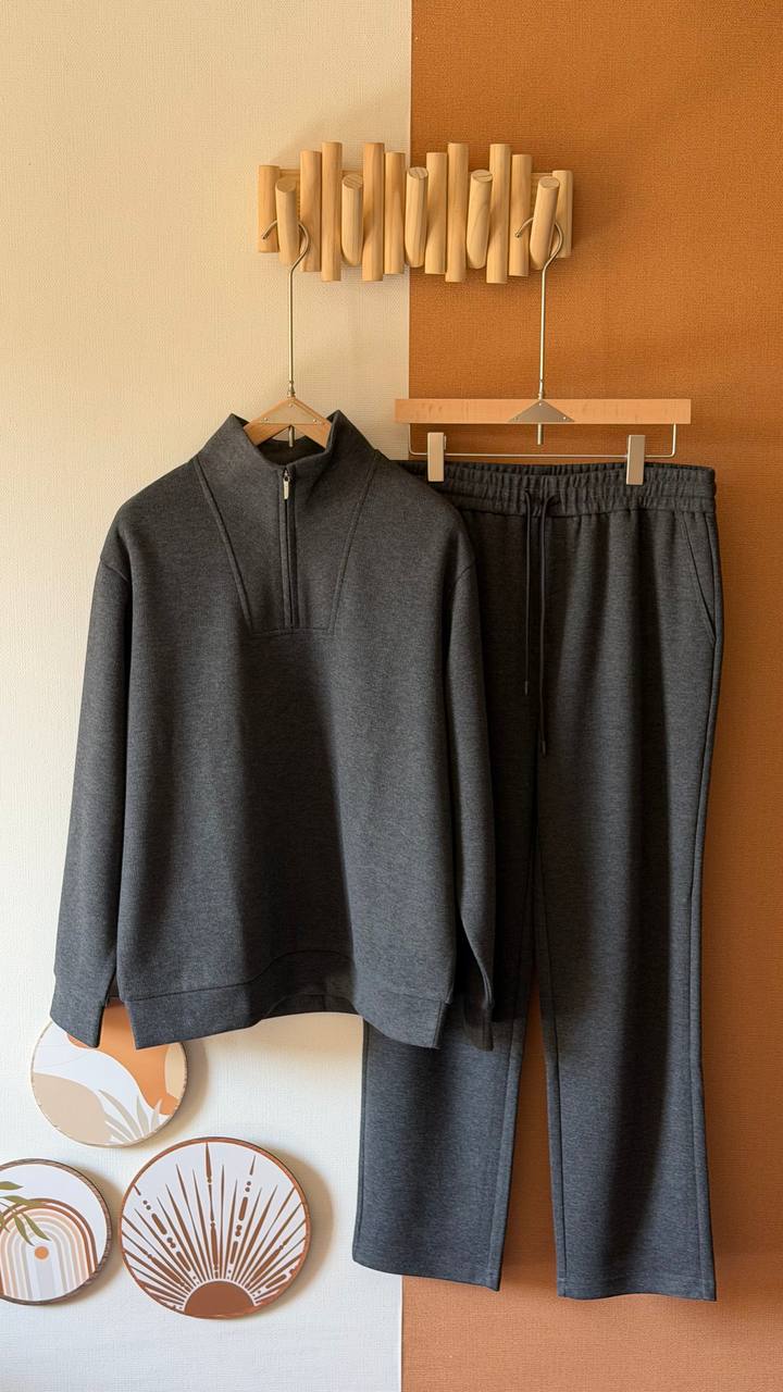 Loro Piana Half-Zip Luxe Tracksuit – Men’s Premium Comfort Set