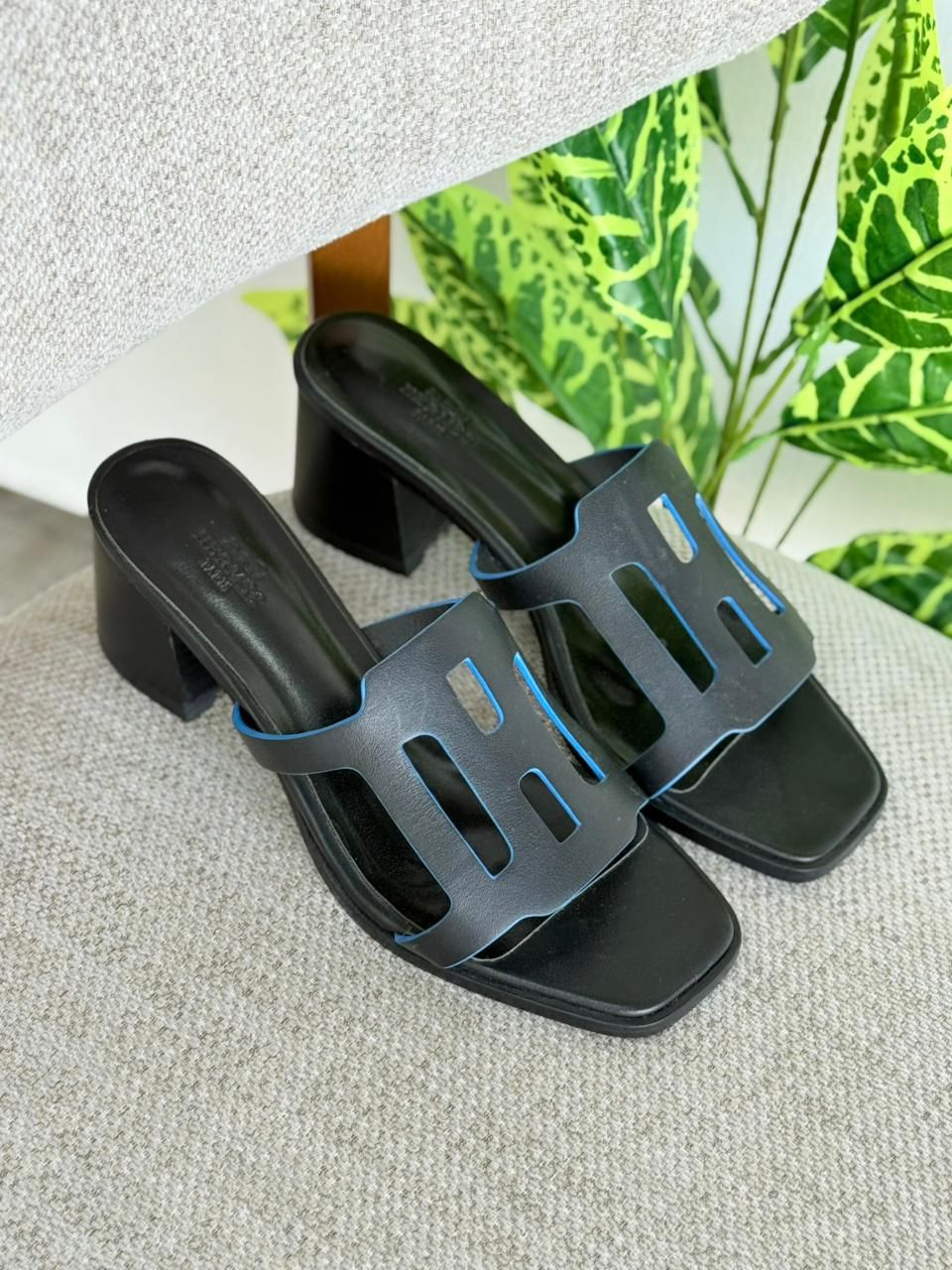 Hermès Chypre Heeled Mules – Premium Leather Slide Sandals for Women