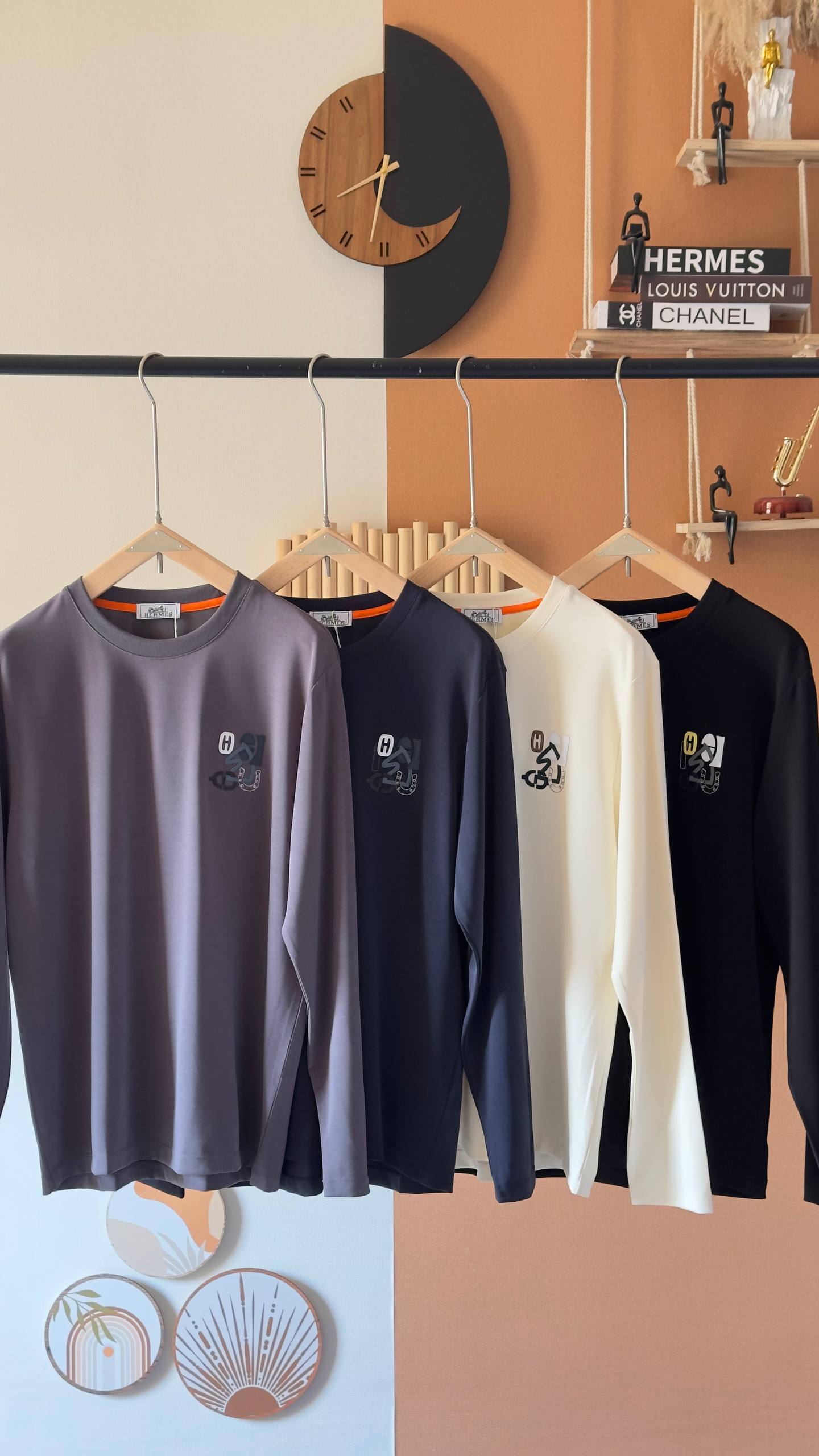 Hermès Signature “H” Sweatshirt – Premium Designer Men’s Wear