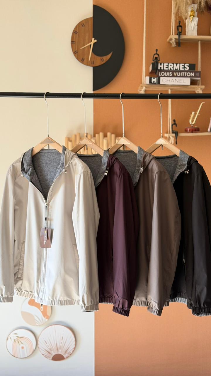 Loro Piana Reversible Hooded Jacket for Men – Lightweight Luxury Outerwear