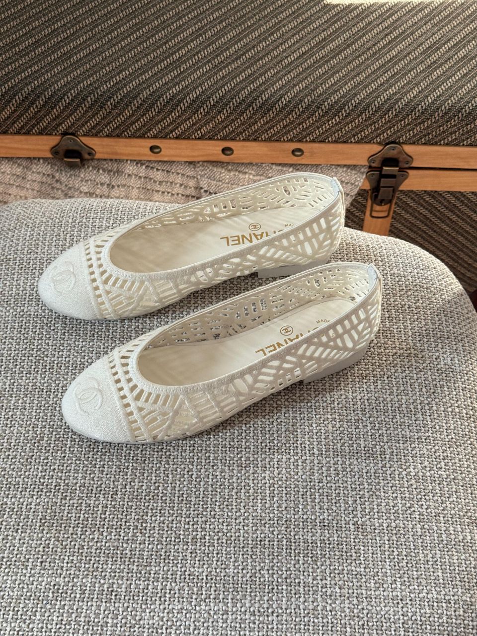 Chanel Mesh Ballet Flats – Lightweight Summer Icon – Multiple Colors