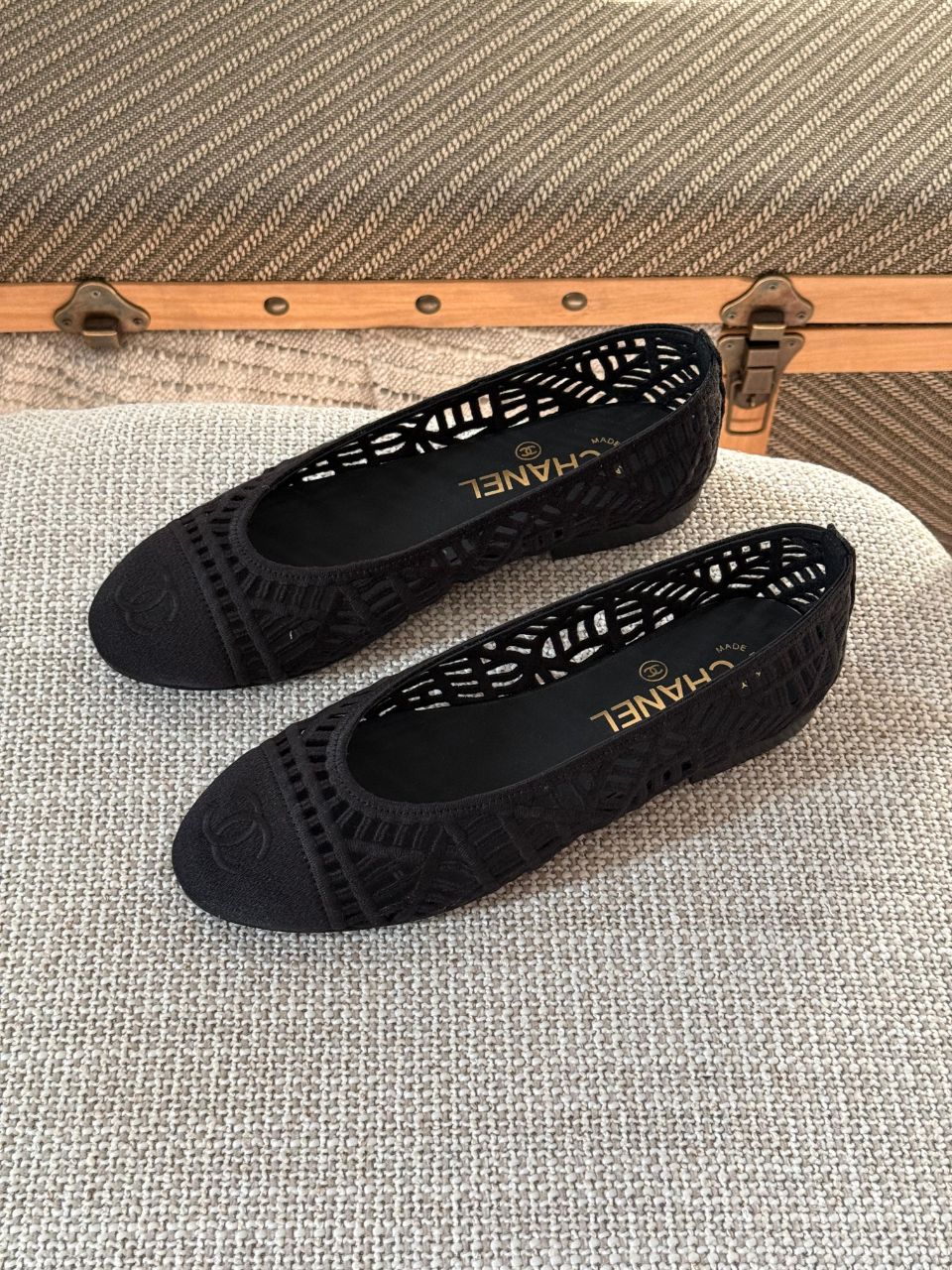 Chanel Mesh Ballet Flats – Lightweight Summer Icon – Multiple Colors