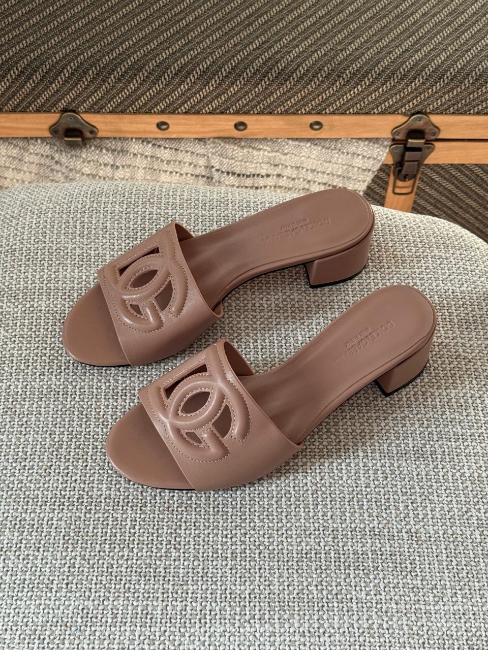 D&G Heeled Slides – Women’s Luxury Sandals