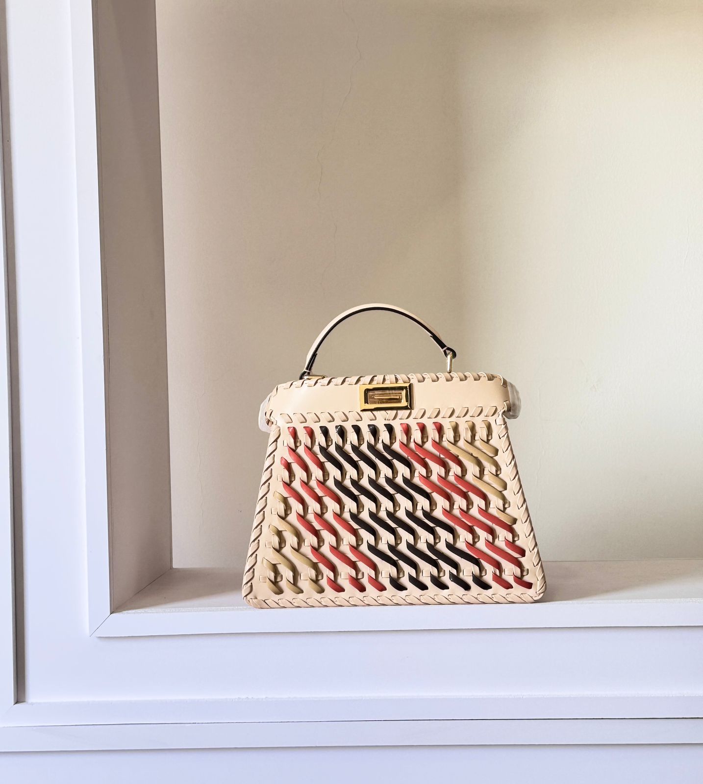 Fendi Peekaboo – Artistic Fantasy Woven Edition