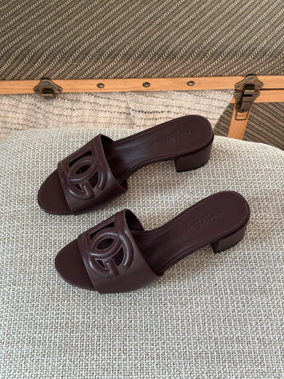 D&G Heeled Slides – Women’s Luxury Sandals