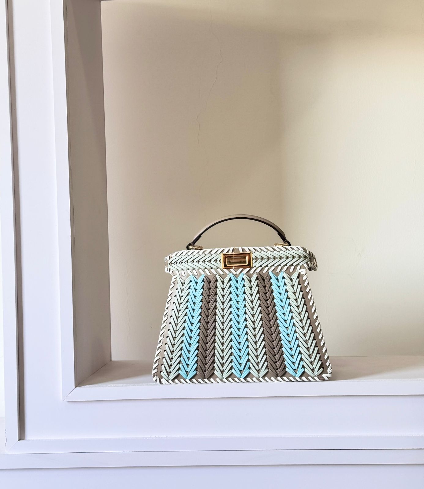 Fendi Peekaboo – Artistic Fantasy Woven Edition