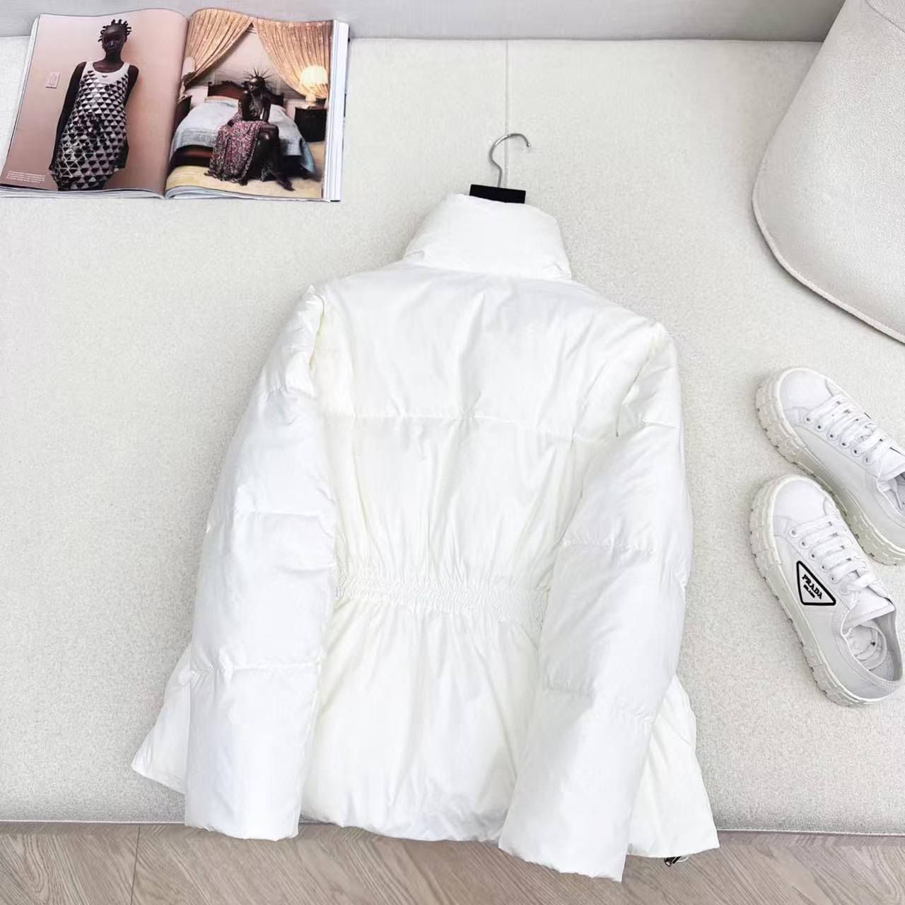 Prada Belted Puffer Jacket – Premium Winter Collection