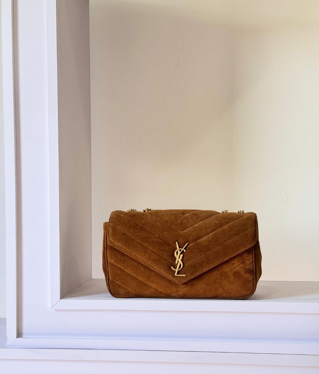 Saint Laurent LouLou Velvet Shoulder Bag – Luxury Limited Collection