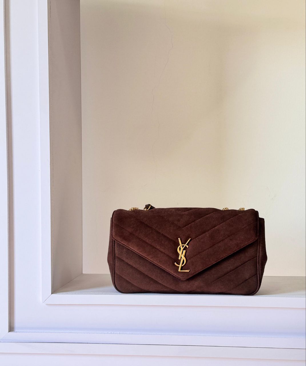 Saint Laurent LouLou Velvet Shoulder Bag – Luxury Limited Collection