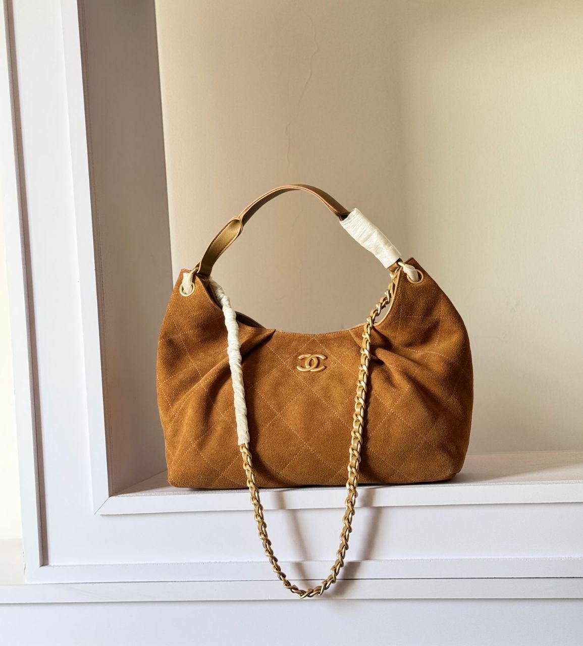 Chanel Soft Suede Hobo Bag – Luxury Quilted Edition