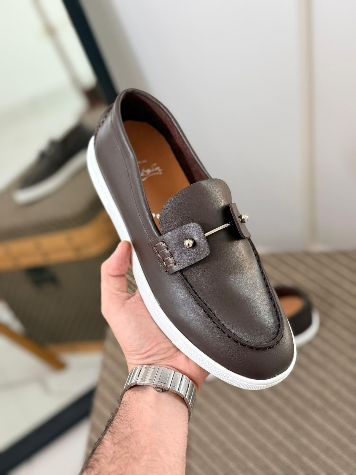 Christian Louboutin Chambeliboat Loafers – Premium Leather Edition (All Colors Available)