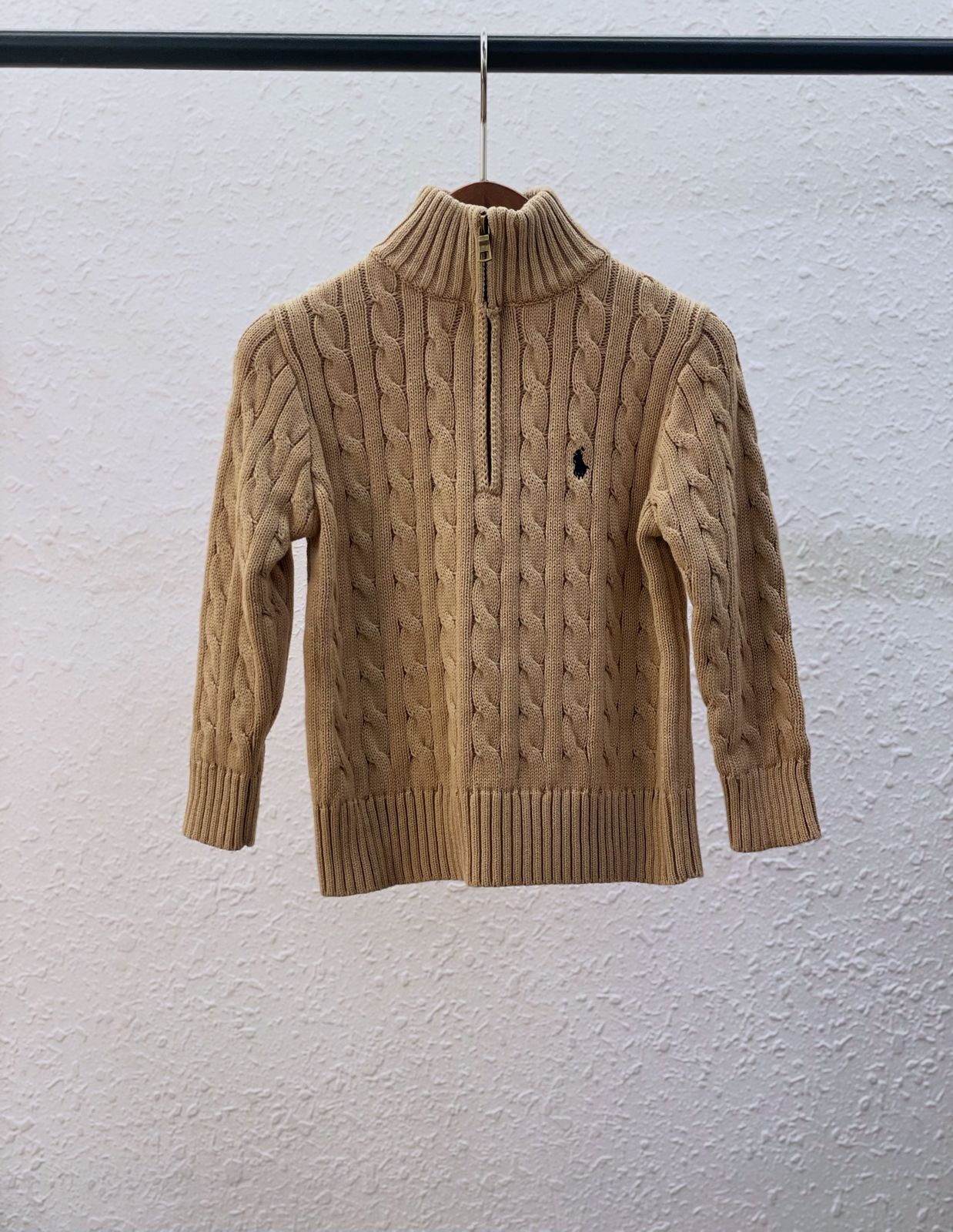 Polo Ralph Lauren Kids Cable Knit Zip Sweater