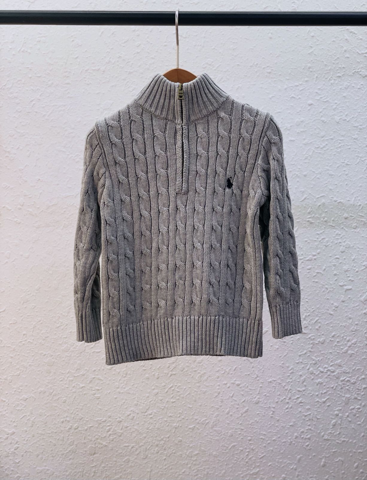 Polo Ralph Lauren Kids Cable Knit Zip Sweater