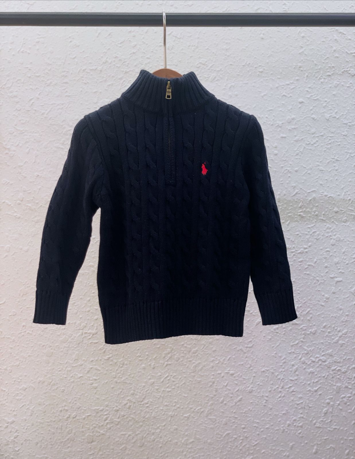 Polo Ralph Lauren Kids Cable Knit Zip Sweater