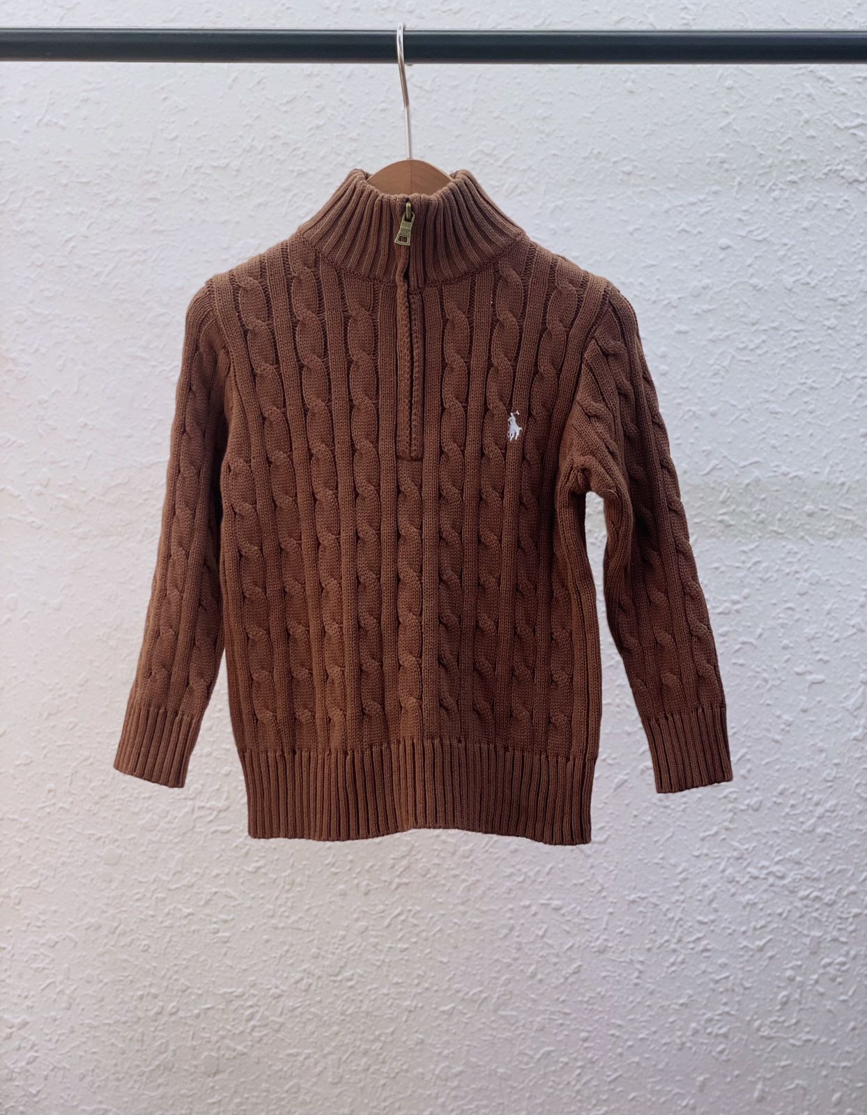 Polo Ralph Lauren Kids Cable Knit Zip Sweater