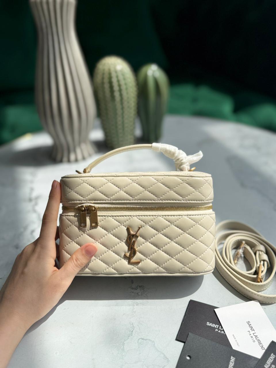 Saint Laurent Gaby Vanity Bag in Lambskin