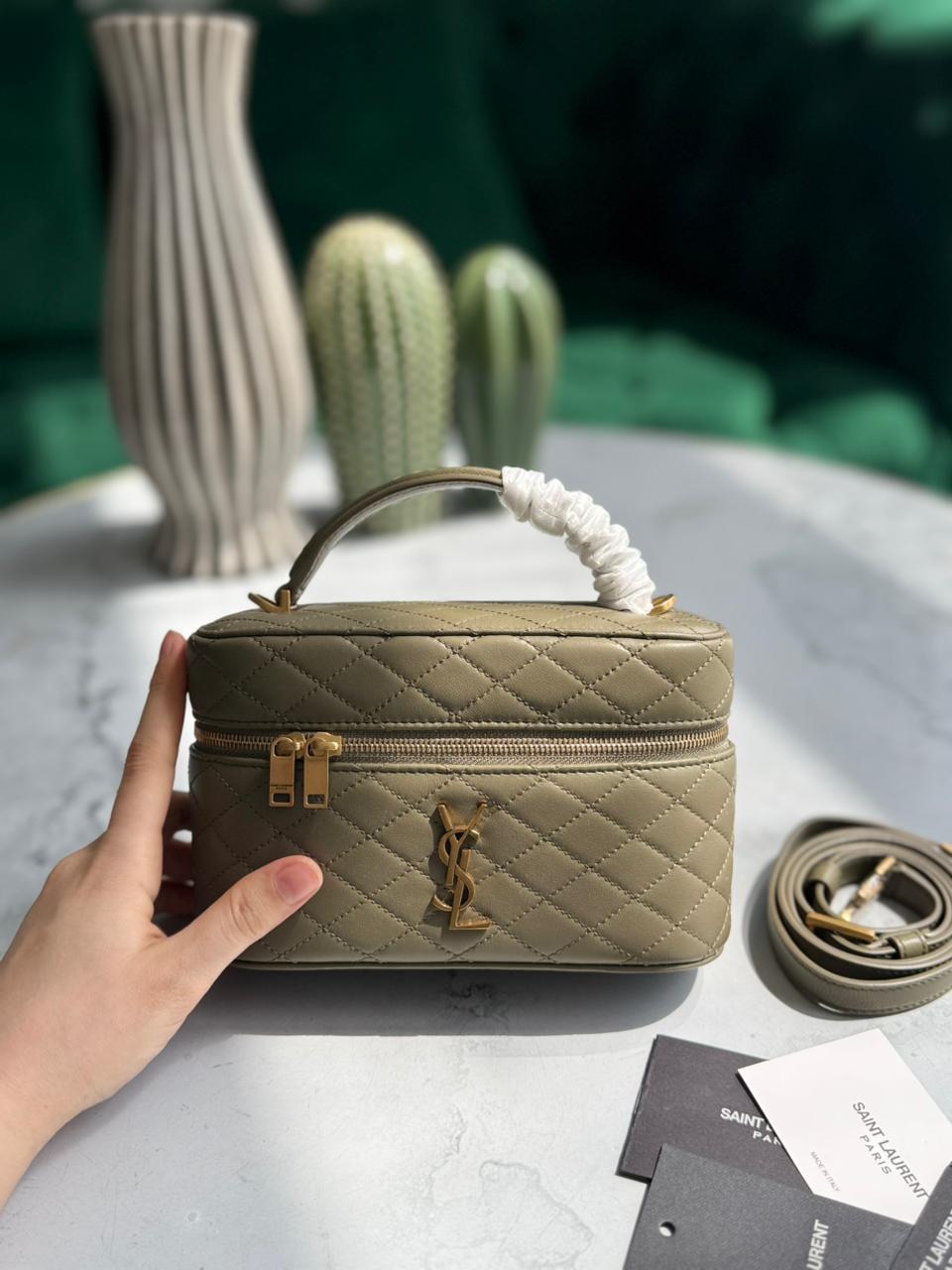 Saint Laurent Gaby Vanity Bag in Lambskin