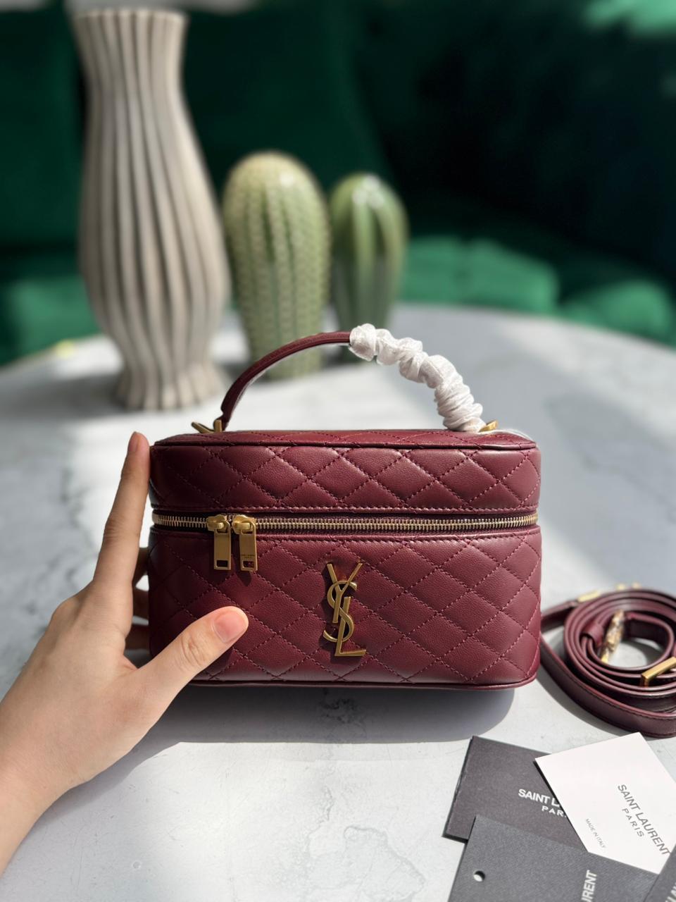 Saint Laurent Gaby Vanity Bag in Lambskin