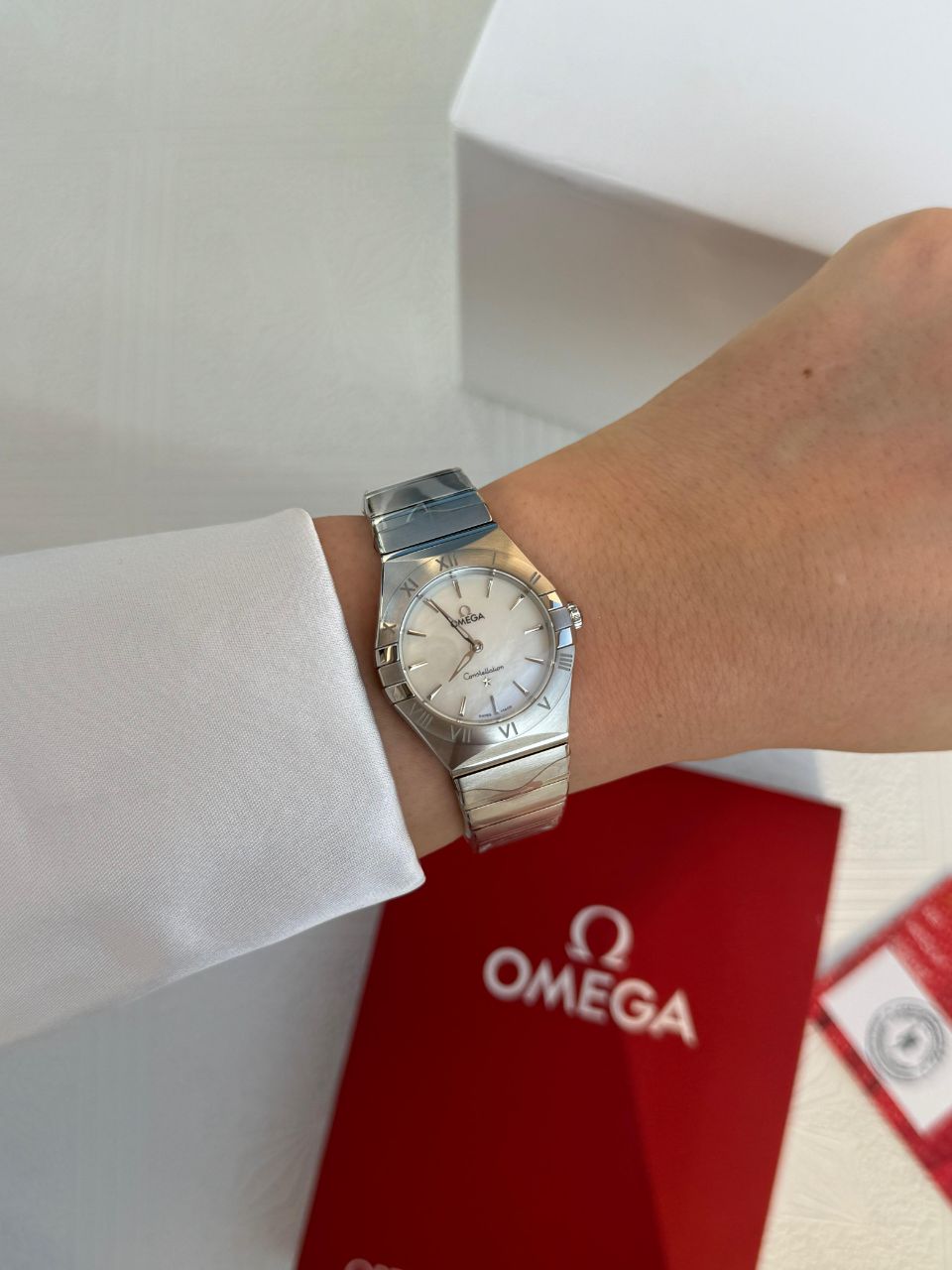 Omega Constellation Classic Stainless Steel Ladies Watch