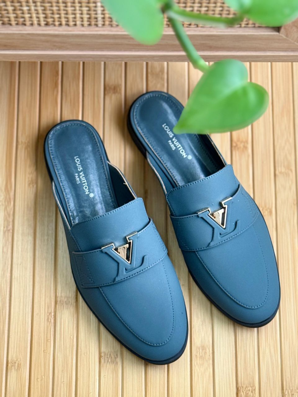 Louis Vuitton LV Signature Leather Mule