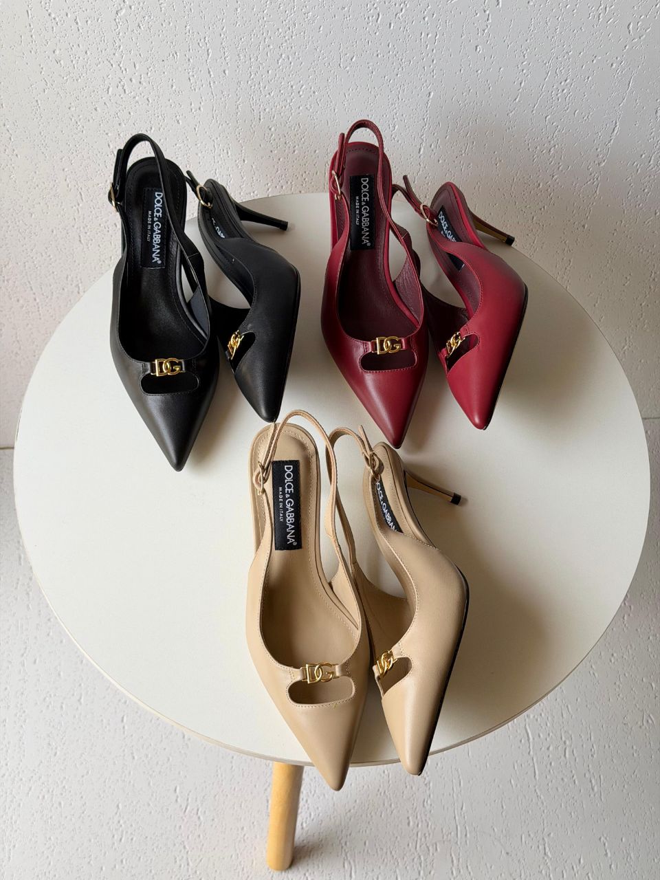 Dolce & Gabbana DG Logo Slingback Pumps