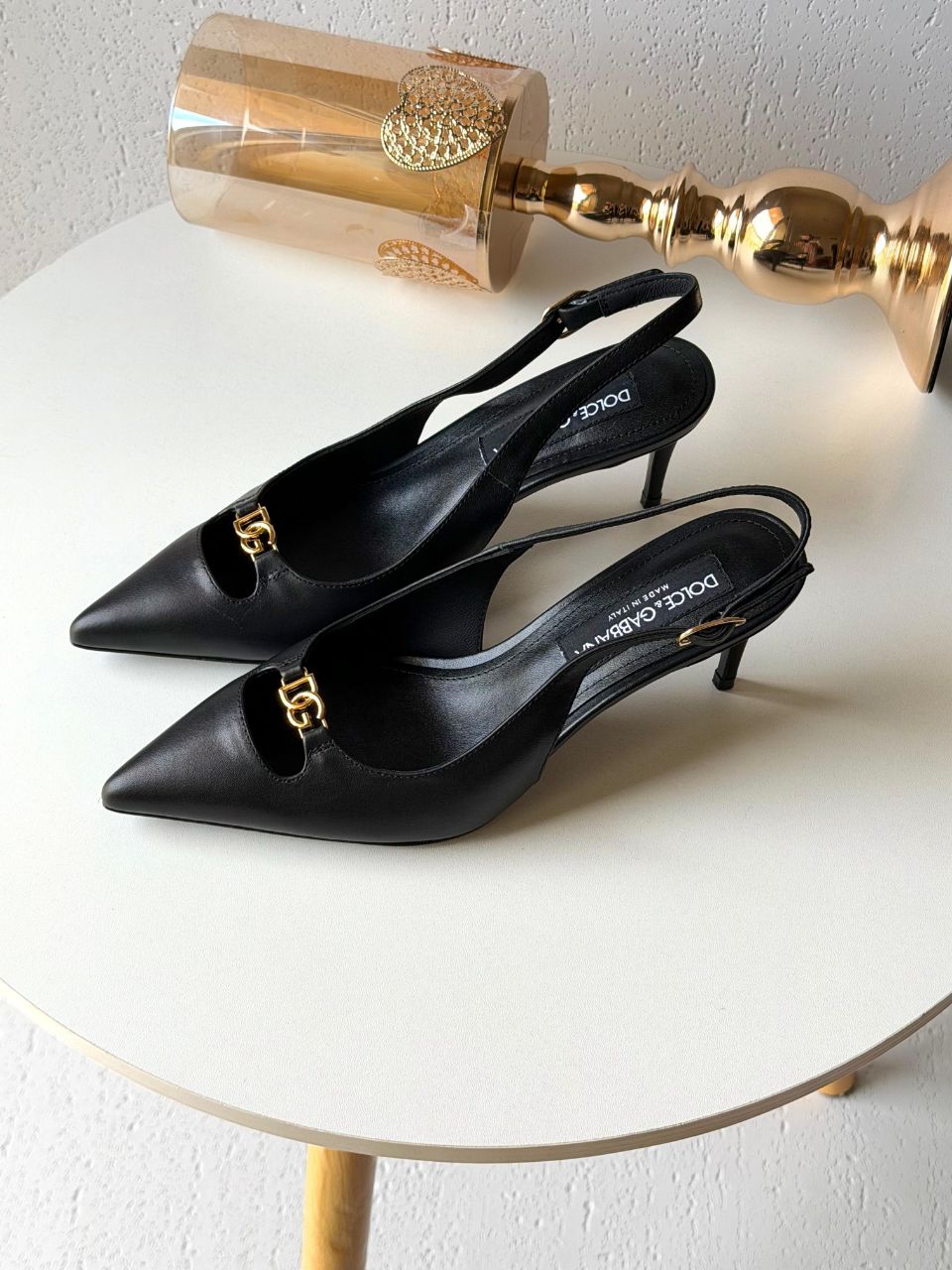 Dolce & Gabbana DG Logo Slingback Pumps