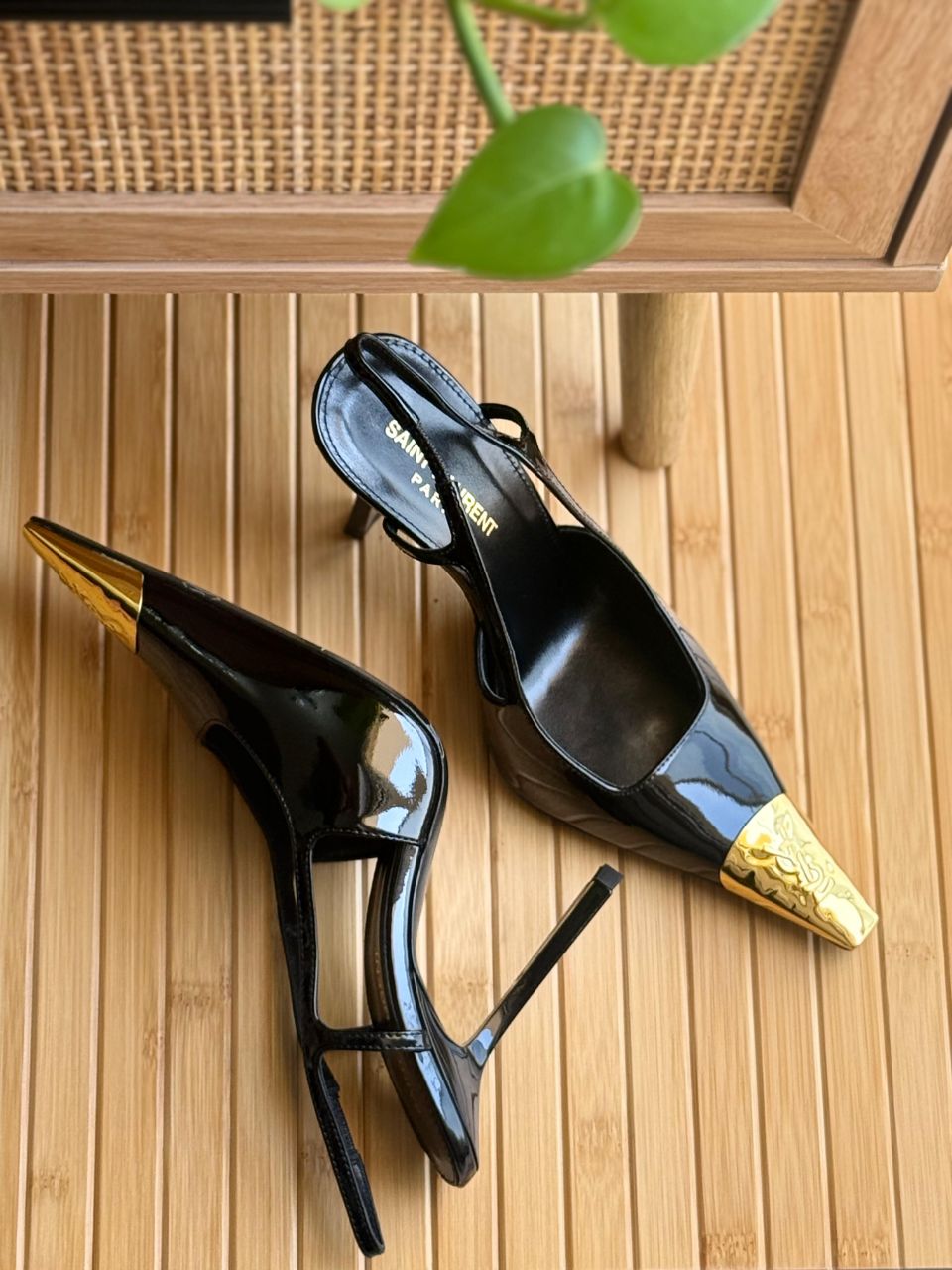 Saint Laurent Jeanne Slingback Heels