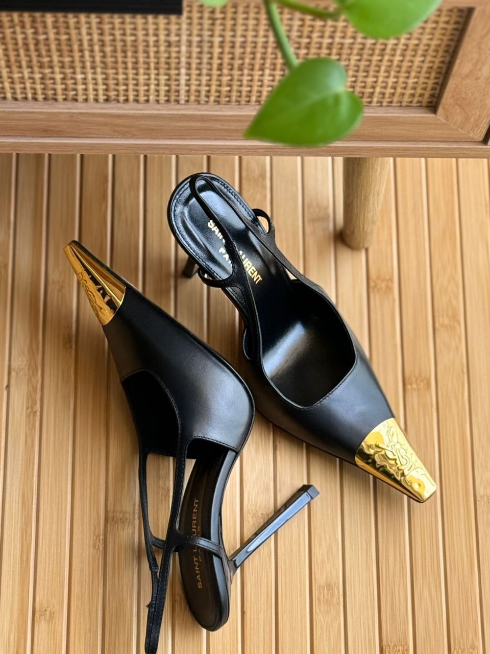Saint Laurent Jeanne Slingback Heels